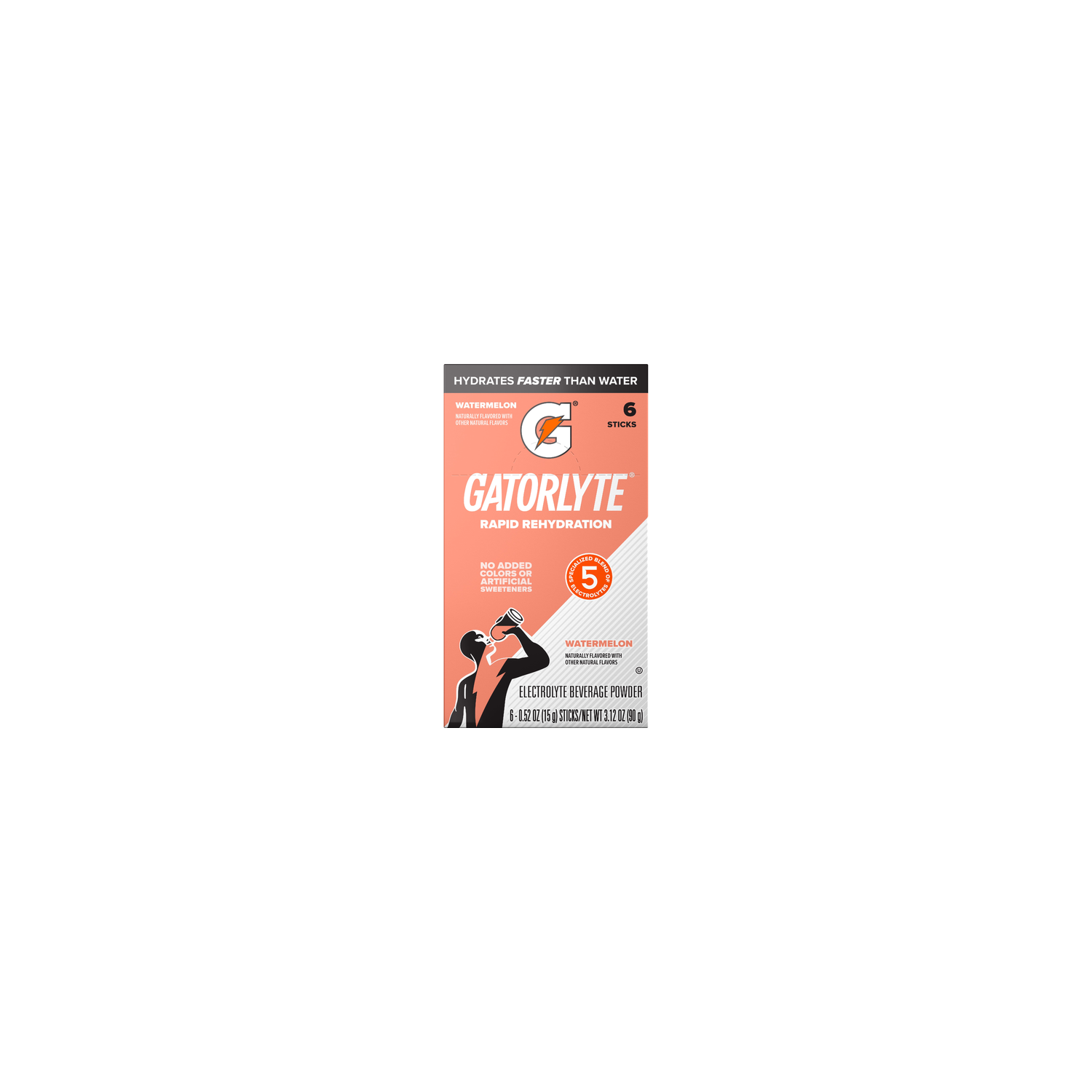 Gatorade Gatorlyte Electrolyte Beverage Powder Watermelon - 3.12 Ounce Image 1 of 3
