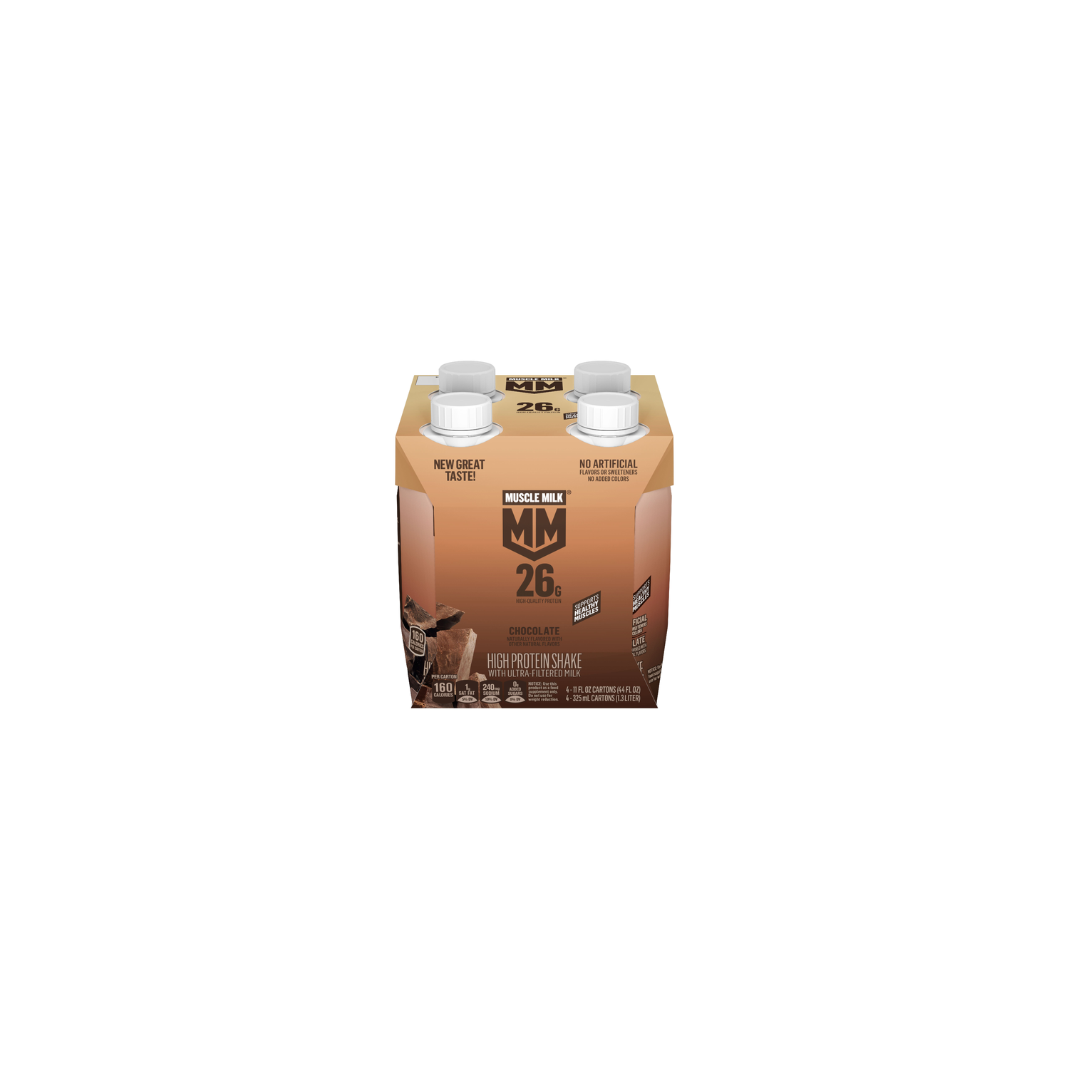 Muscle Milk Chocolate Protein Shakes - 44 Fluid Ounce Image 1 of 3