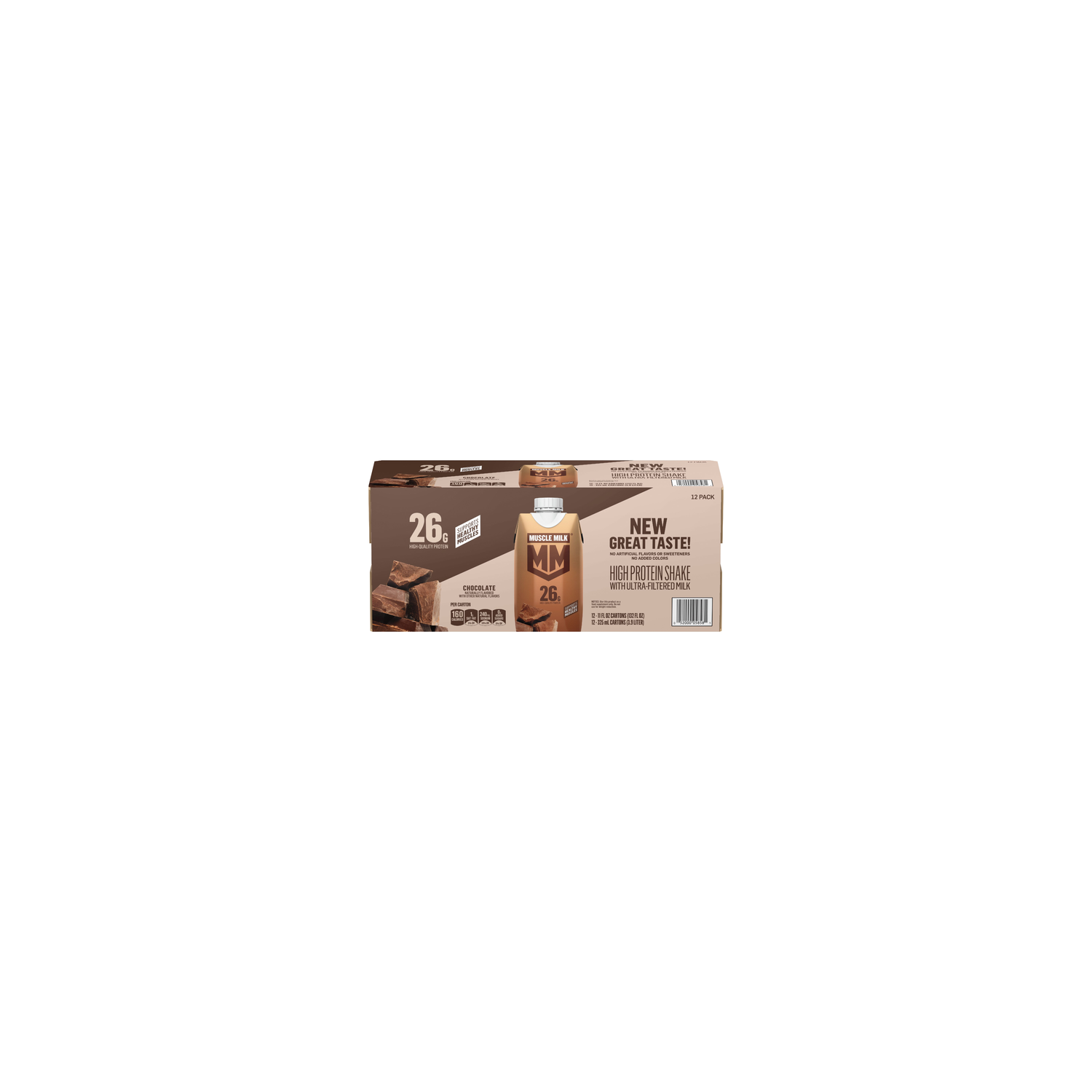Muscle Milk High Protein Shake With Ultra-Filtered Chocolate - 132 Fluid Ounce Image 1 of 3