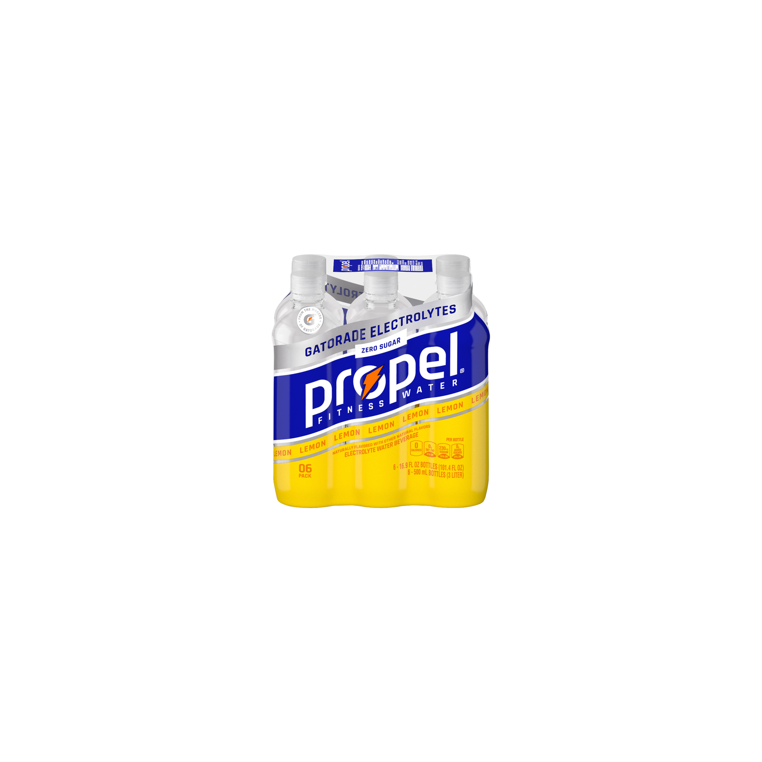 Propel Zero Sugar Electrolyte Water Beverage Lemon - 101.4 Fluid Ounce Image 1 of 3