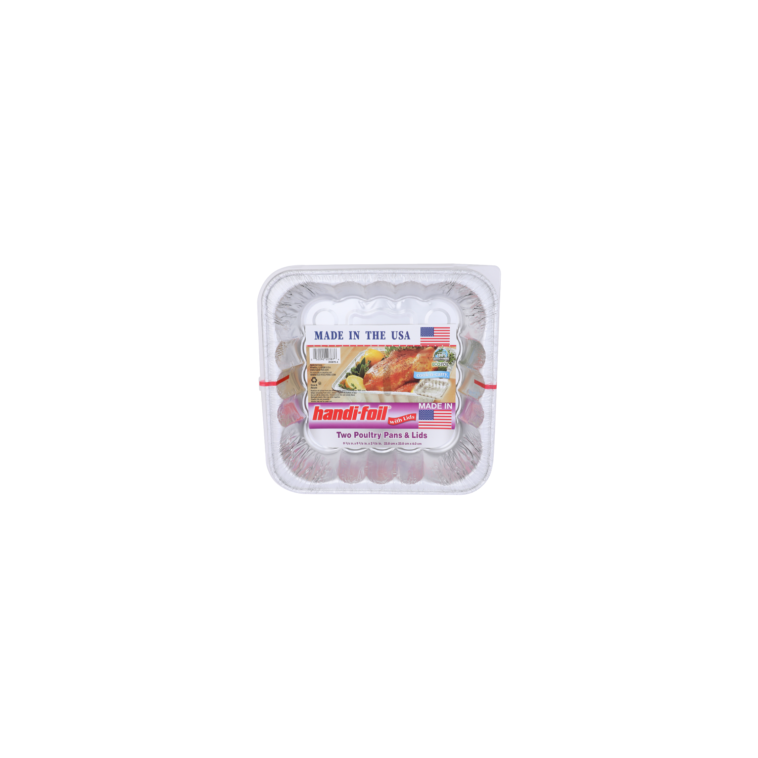 HANDI-FOIL Pans & Lids - 2 Count Image 1 of 2
