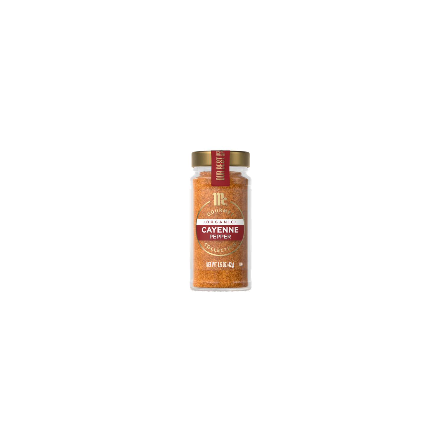 McCormick Gourmet Organic Cayenne Red Pepper - 0.09 Pound Image 1 of 2