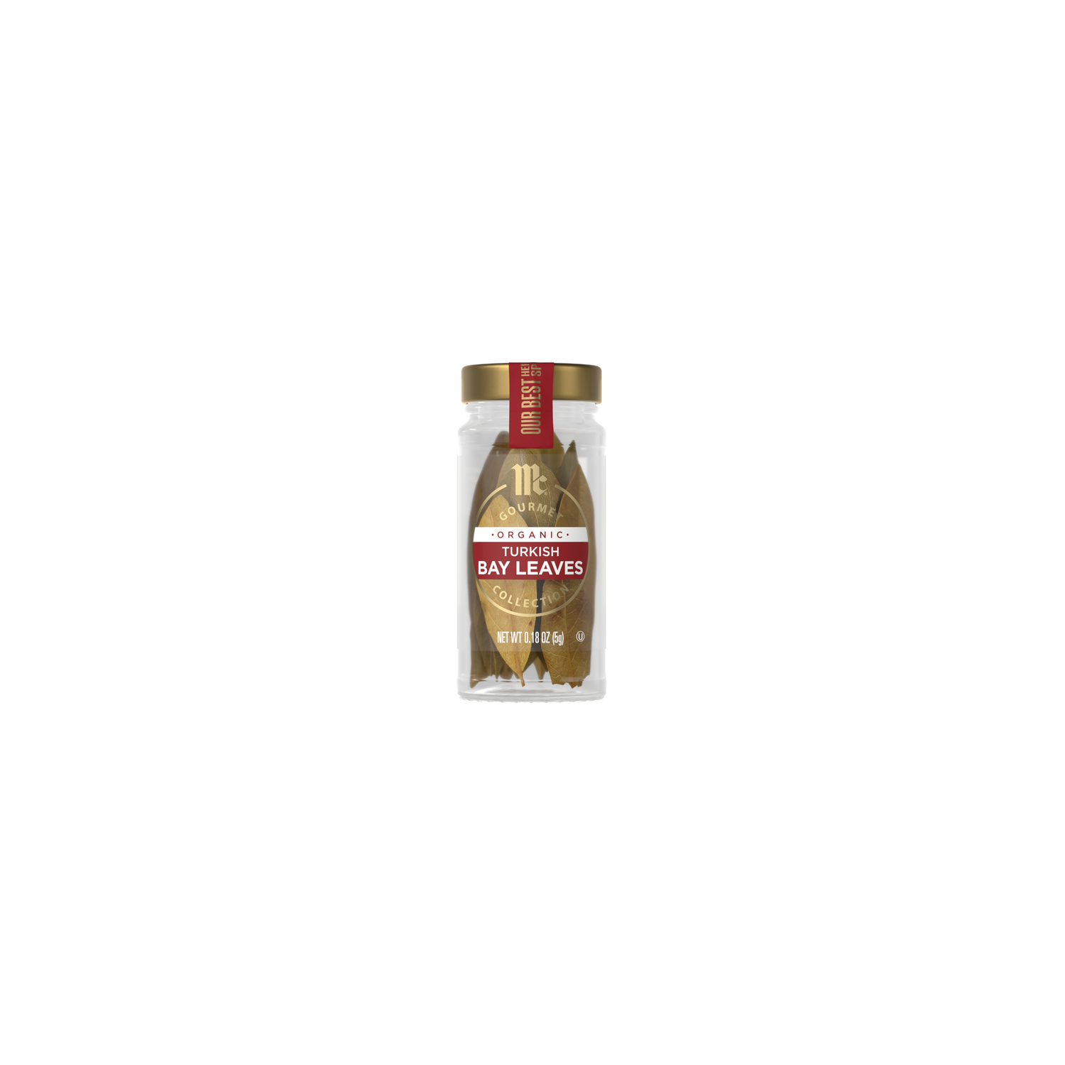 McCormick Gourmet Organic Turkish Bay Leaves - 0.01 Pound Image 1 of 2