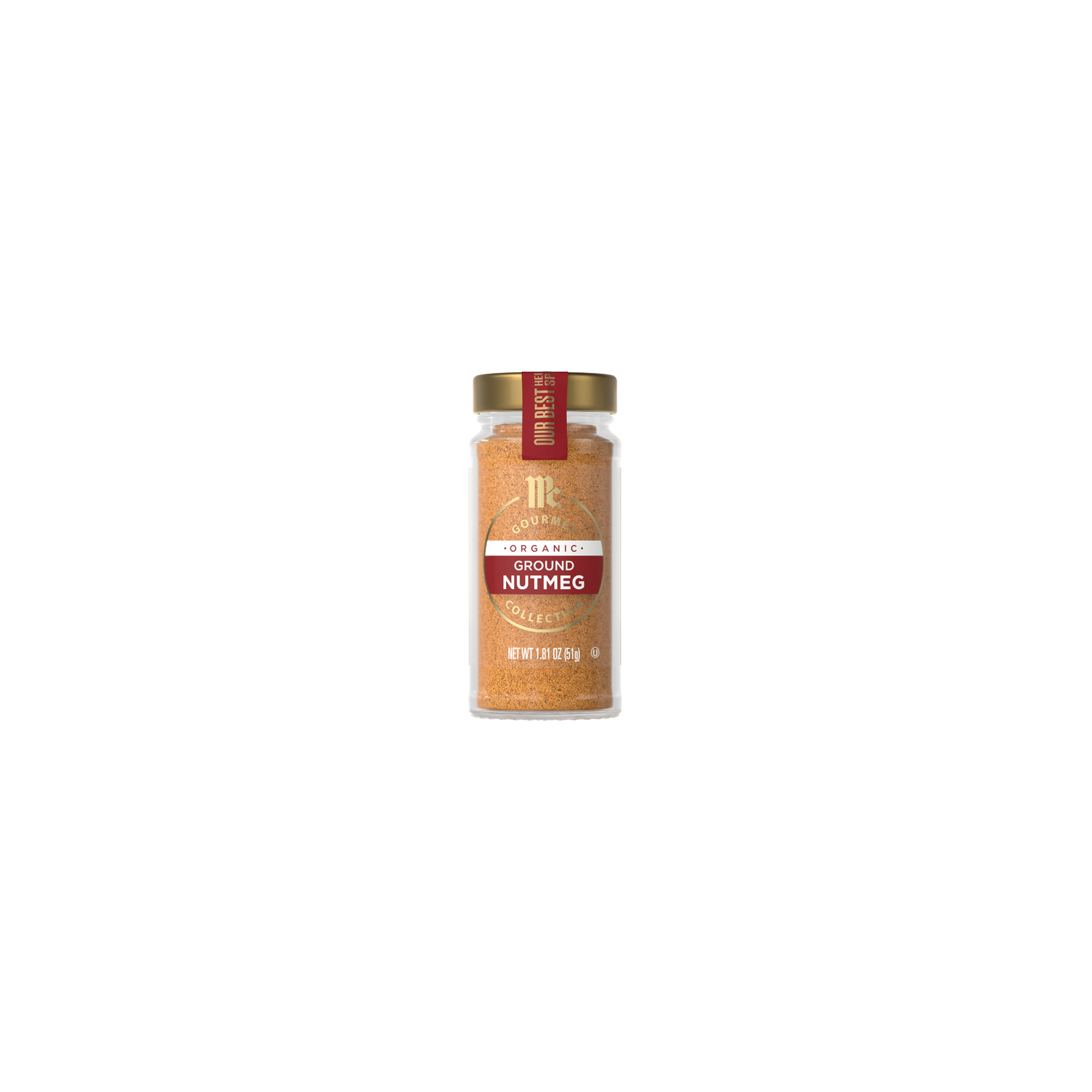 McCormick Gourmet Organic Ground Nutmeg - 0.11 Pound Image 1 of 2