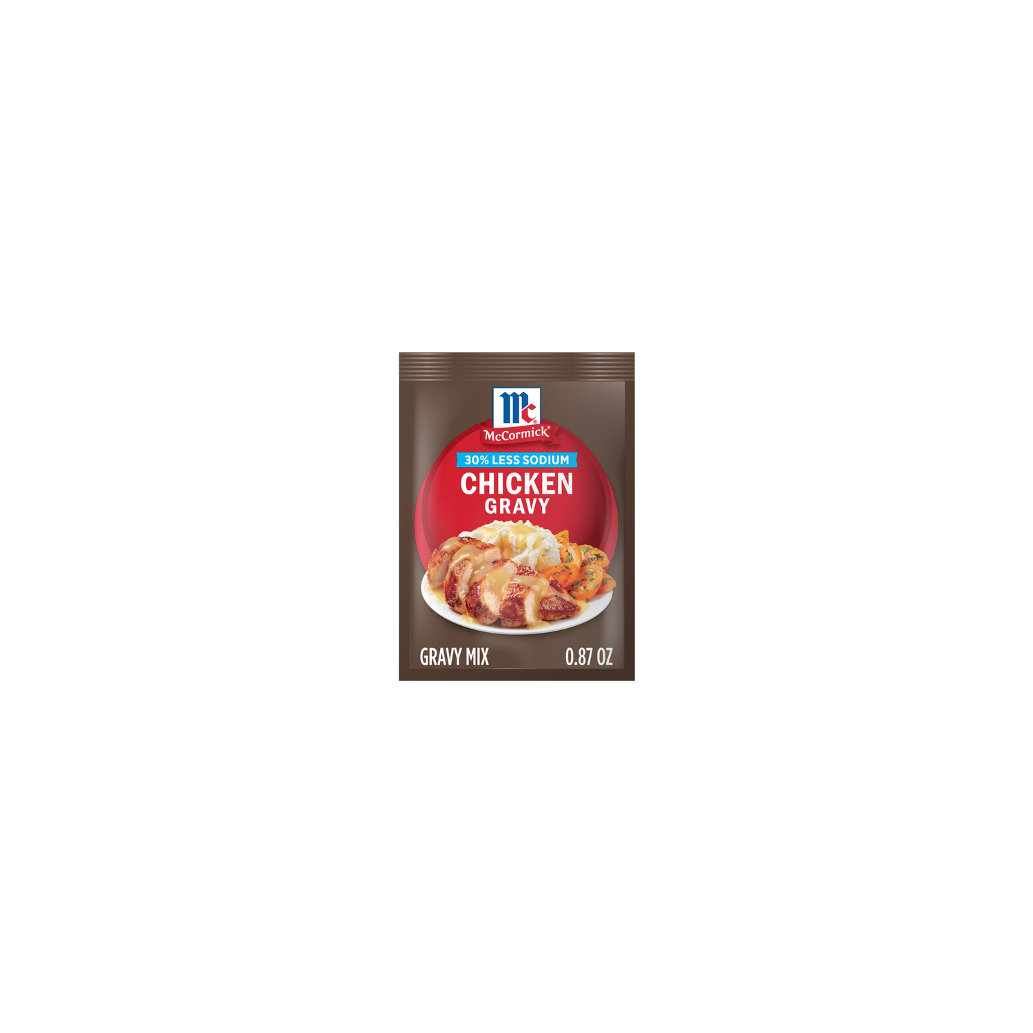 McCormick 30% Less Sodium Chicken Gravy Mix - 0.05 Pound Image 1 of 2