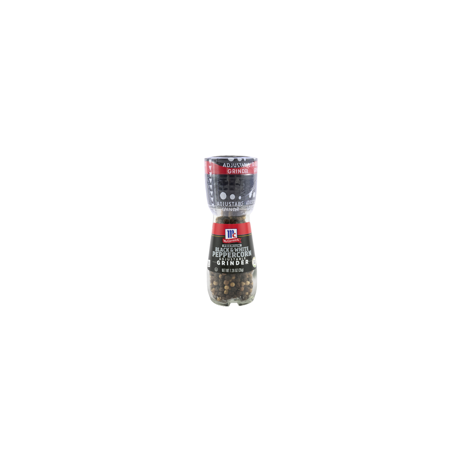 McCormick Premium Black & White Peppercorn Grinder - 0.08 Pound Image 1 of 2