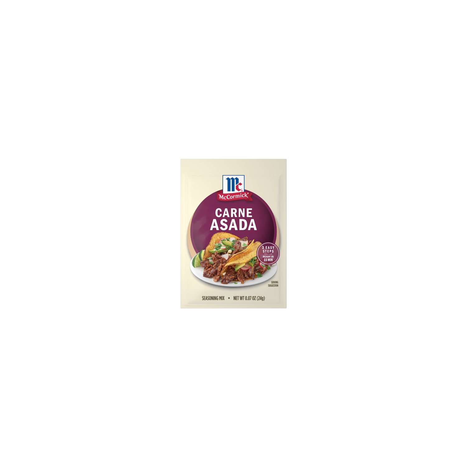 McCormick Street Taco Carne Asada Seasoning Mix - 0.05 Pound Image 1 of 2