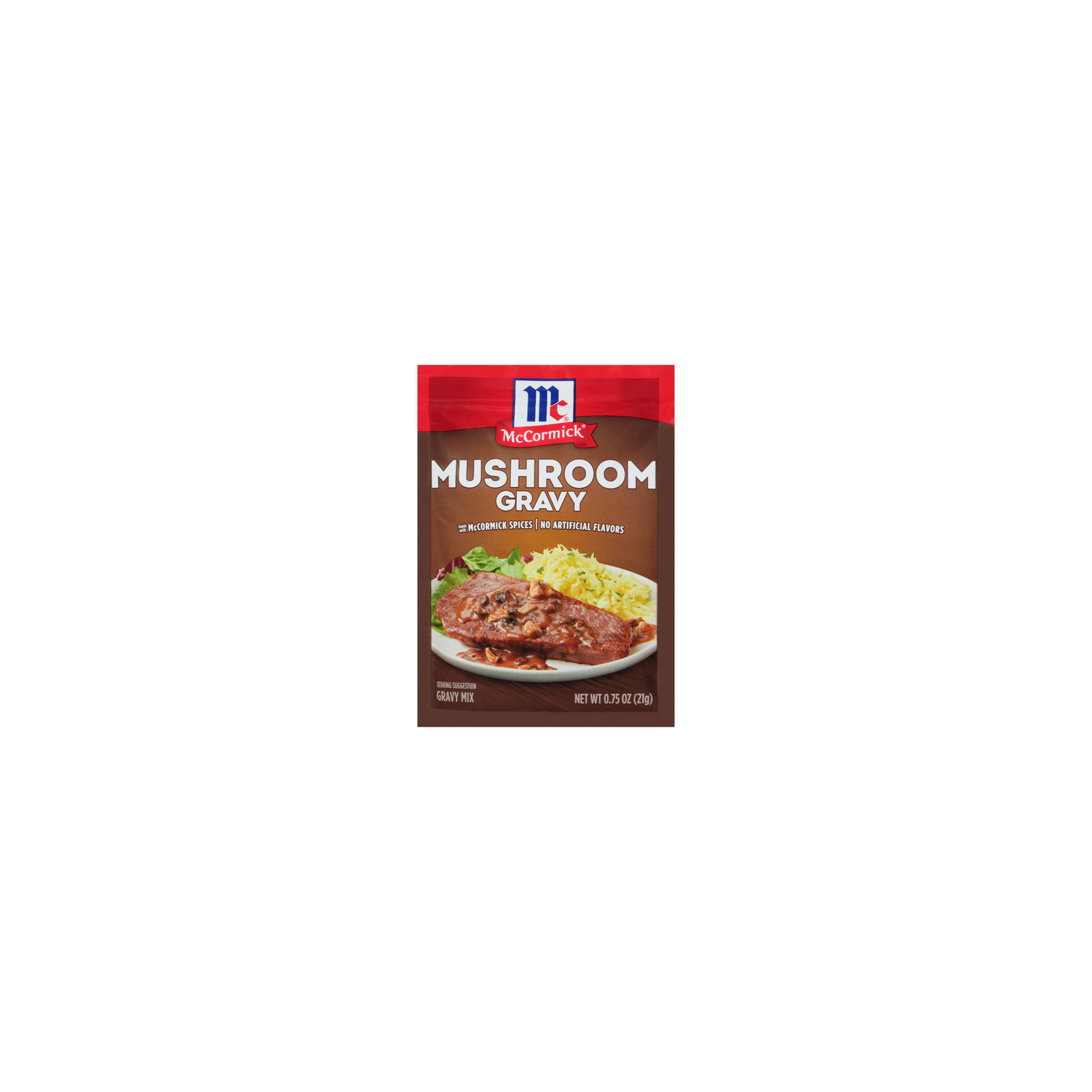 McCormick Mushroom Gravy Mix - 0.05 Pound Image 1 of 2