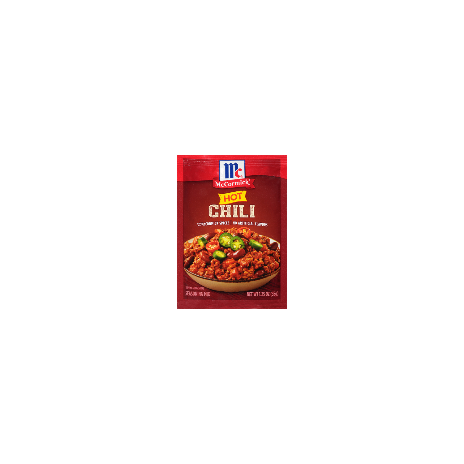 McCormick Hot Chili Seasoning Mix - 0.08 Pound Image 1 of 2