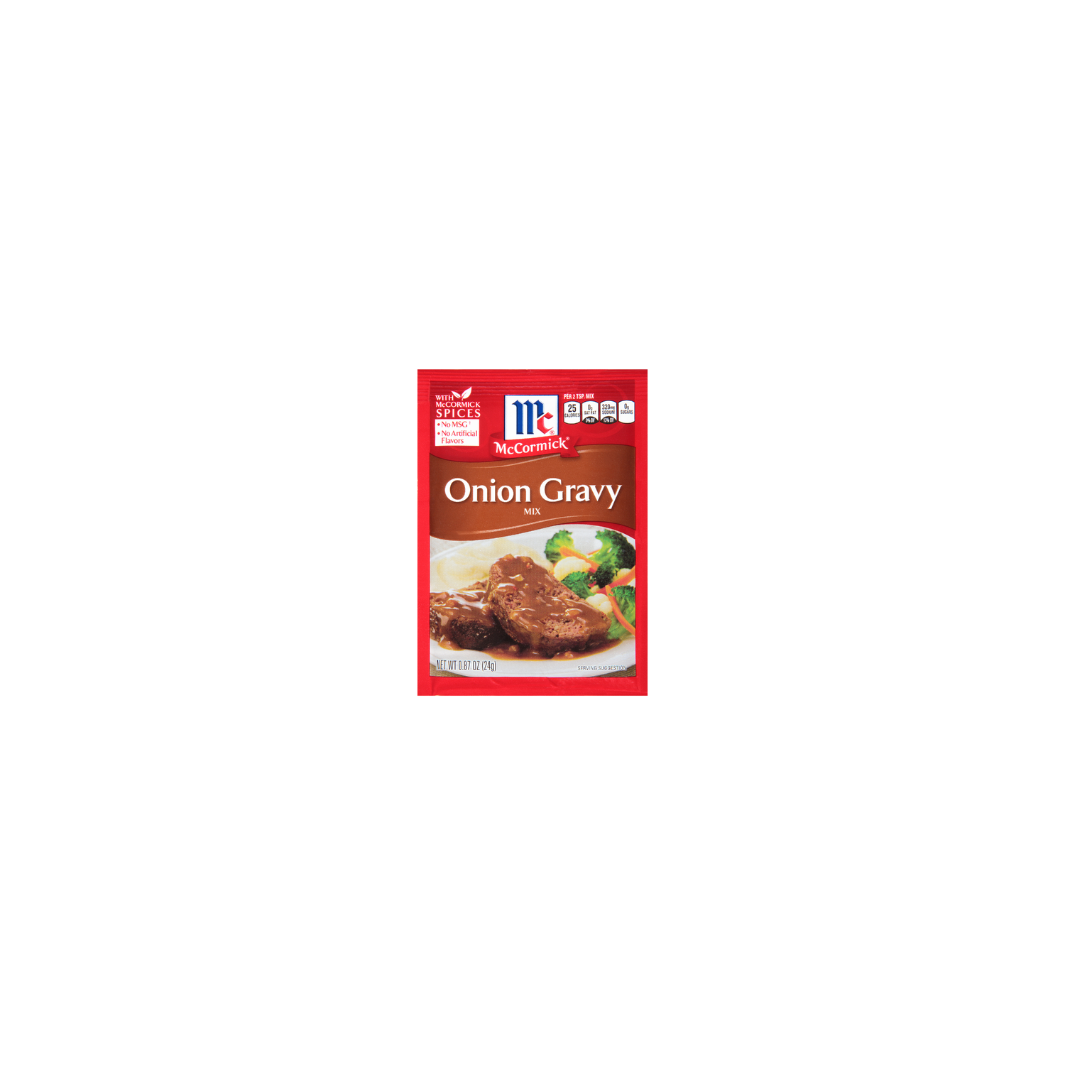 McCormick Onion Gravy Seasoning Mix - 0.05 Pound Image 1 of 2