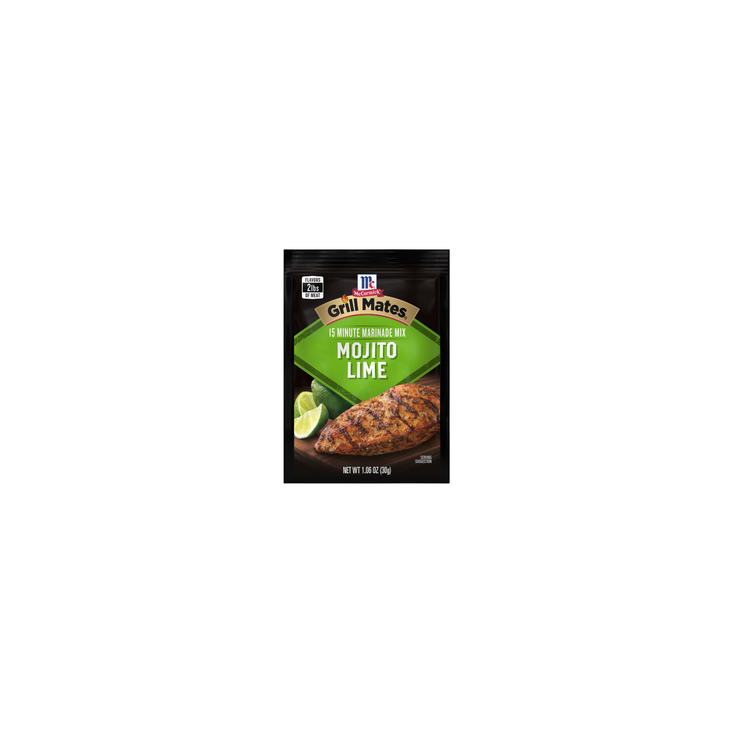 McCormick Grill Mates Mojito Lime Marinade Mix - 0.07 Pound Image 1 of 4