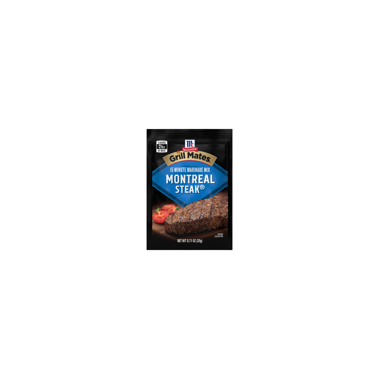 McCormick Grill Mates Montreal Steak Marinade Seasoning Mix - 0.04 Pound Image 1 of 4