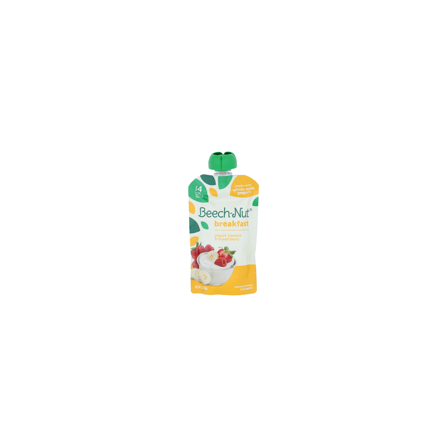 BEECH-NUT Yogurt, Banana & Mixed Berry Breakfast - 3.5 Ounce Image 1 of 4