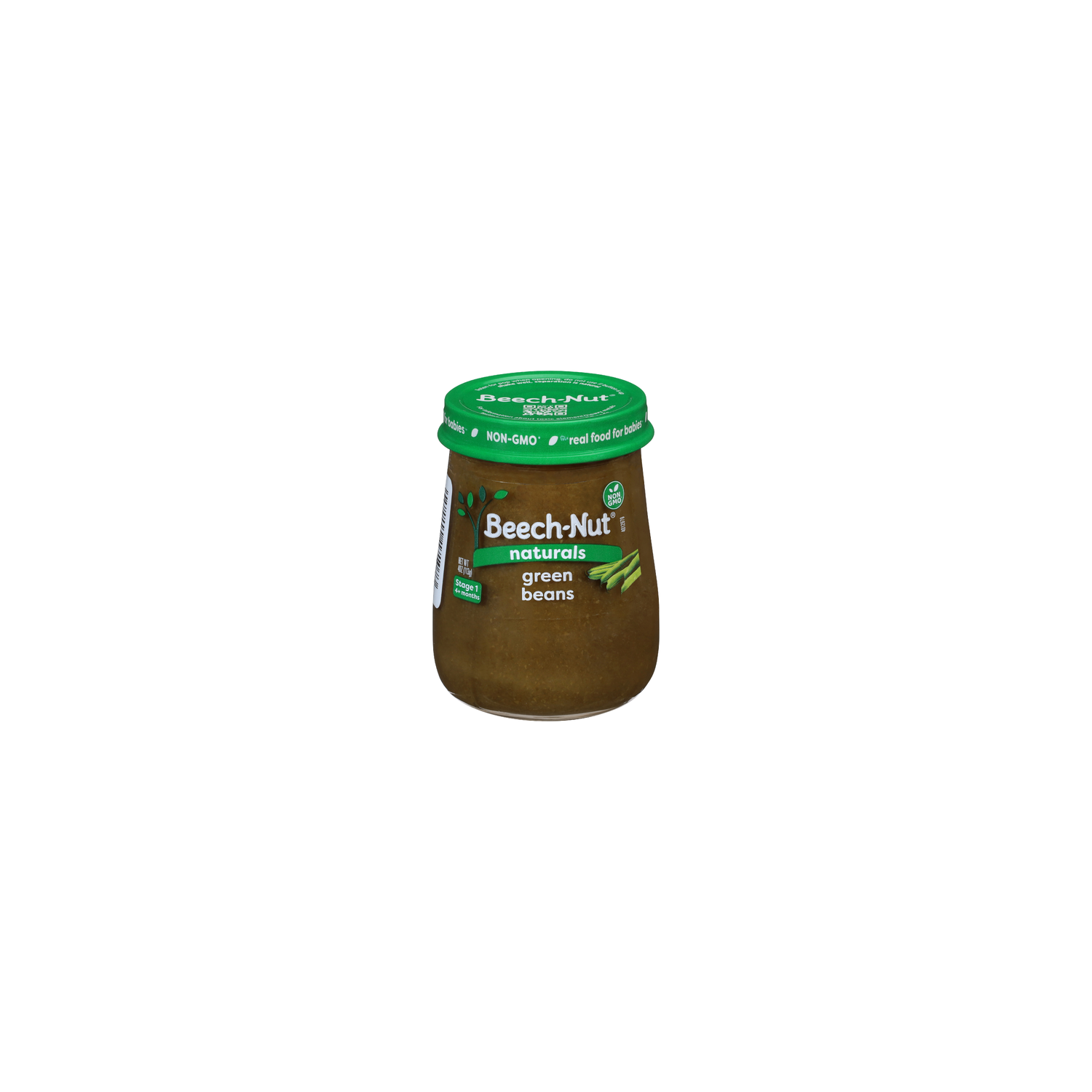 BEECH-NUT Green Beans Pureed Naturals Baby Food Puree, Beans, Jar - 4 Ounce Image 1 of 3