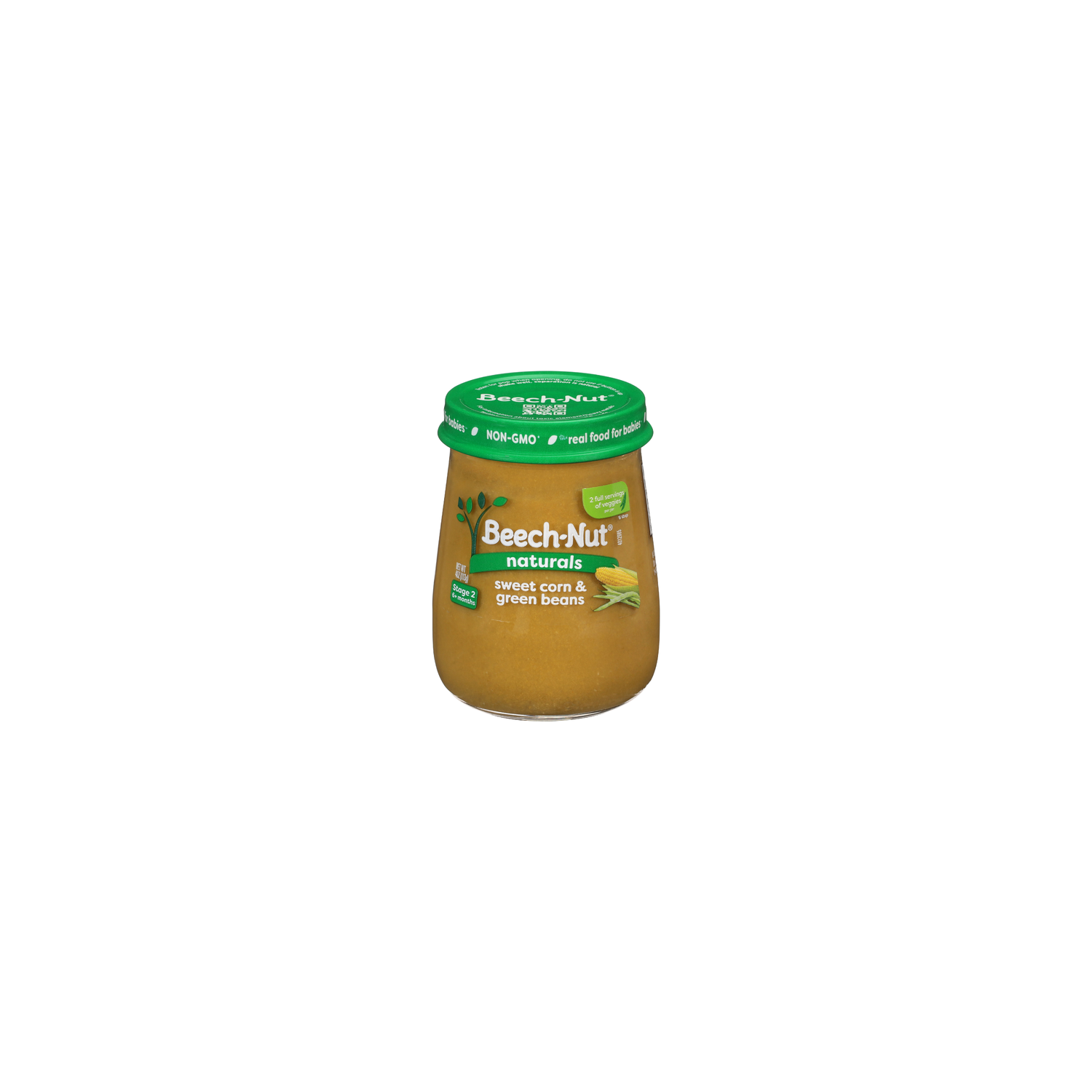 BEECH-NUT Naturals Sweet Corn & Green Beans - 4 Ounce Image 1 of 3