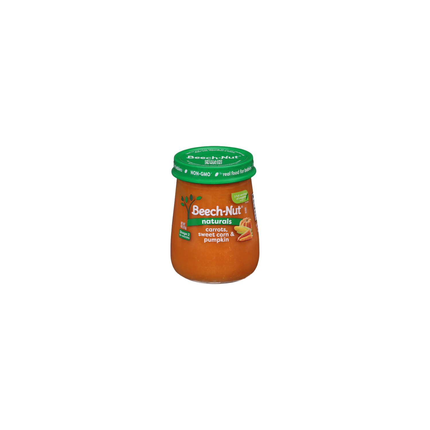 Beech-Nut Naturals Baby Food, Carrots Sweet Corn & Pumpkin, Jar - 4 Ounce