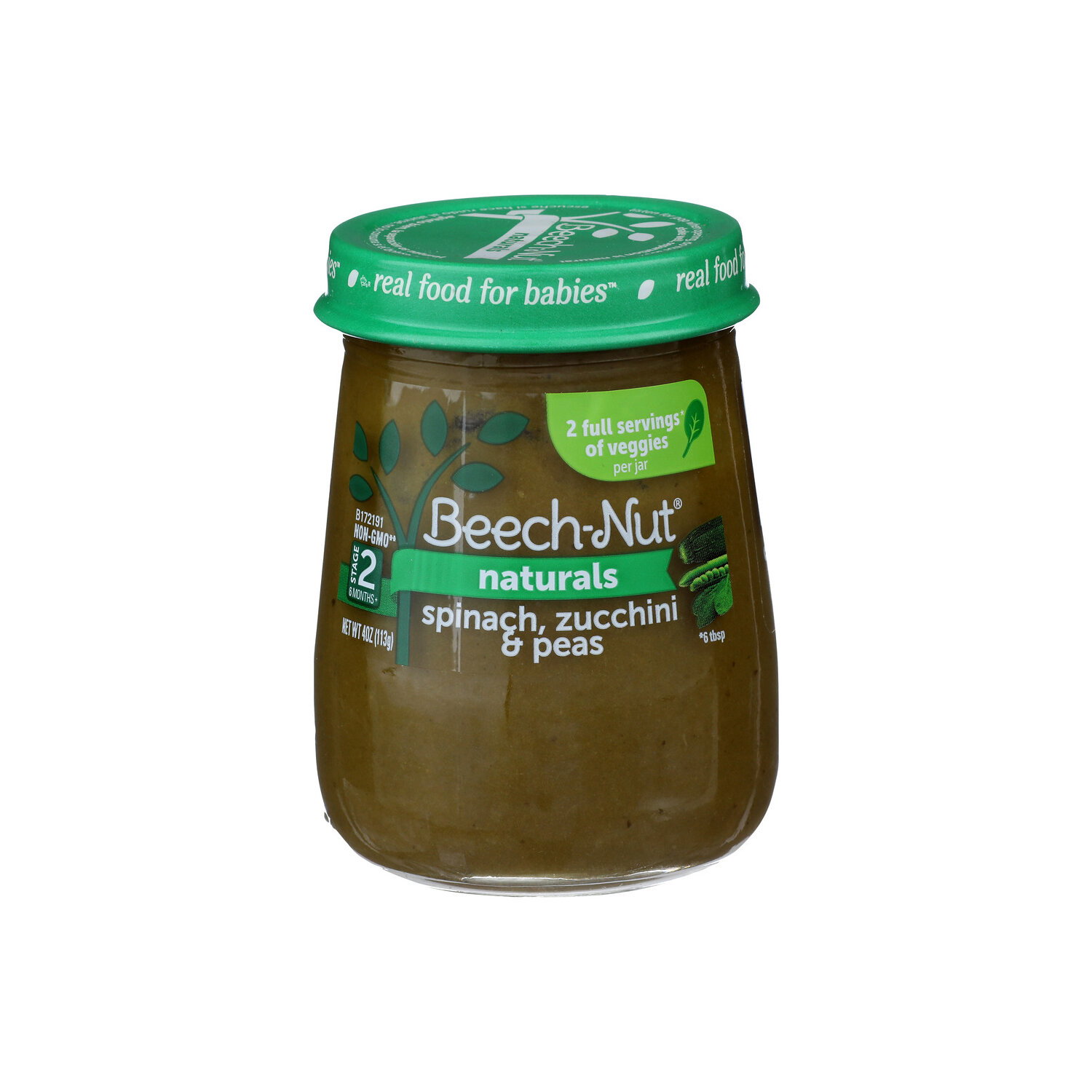 BEECH-NUT Naturals Spinach, Zucchini & Peas - 4 Ounce - Super 1 Foods