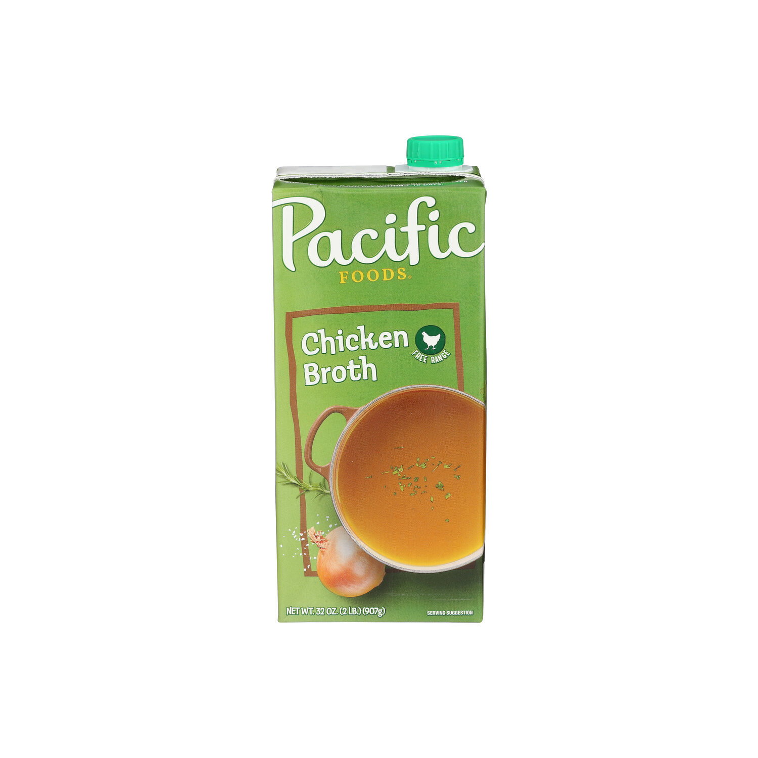 Pacific Foods Chicken Broth Free Range - 32 Fluid Ounce Image 1 of 4