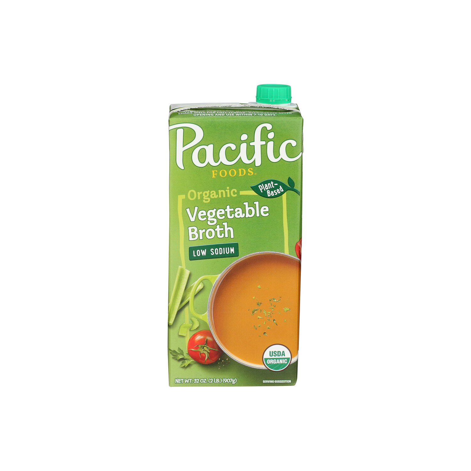 Pacific Foods Vegetable Broth Low Sodium - 32 Fluid Ounce Image 1 of 4