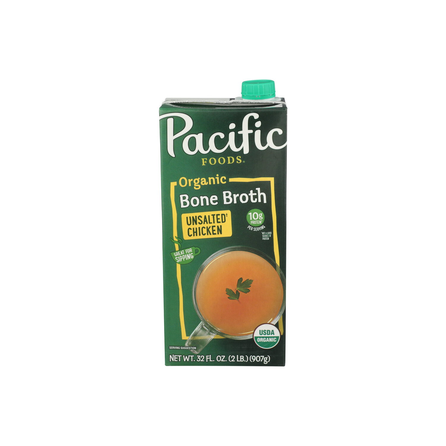 Pacific Foods Chicken Bone Broth - 32 Fluid Ounce Image 1 of 4