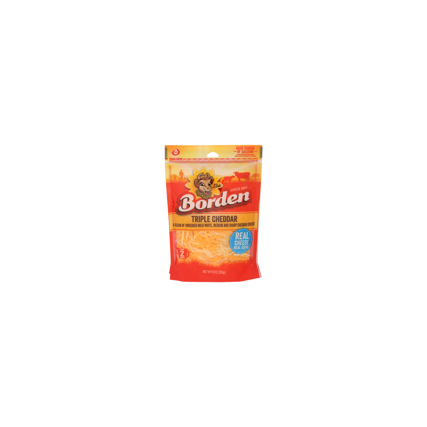Borden Tripple Cheddar - 8 Ounce Image 1 of 4