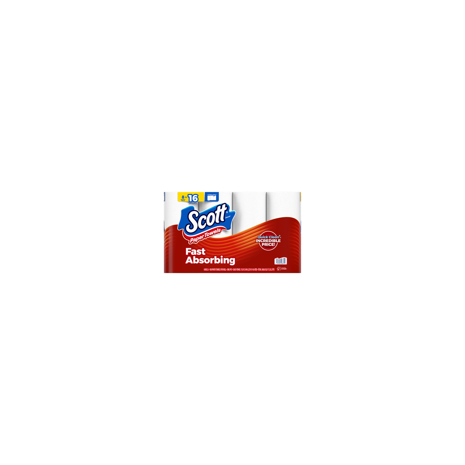 Scott Choose-A-Size Paper Towels - 48.6 Square Foot - 8 Count Image 1 of 2