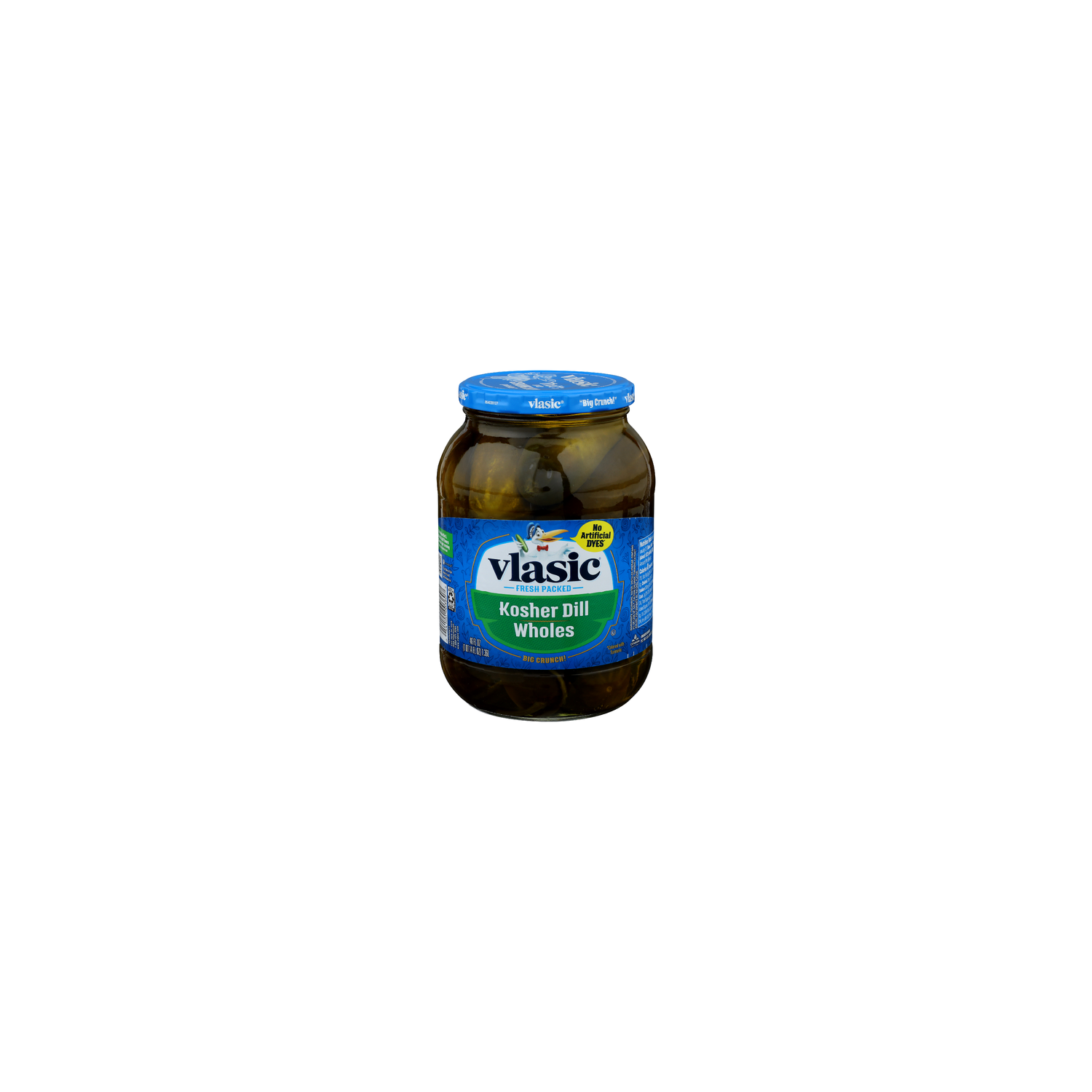 Vlasic Fresh Packed Kosher Dill Wholes - 46 Fluid Ounce Image 1 of 4