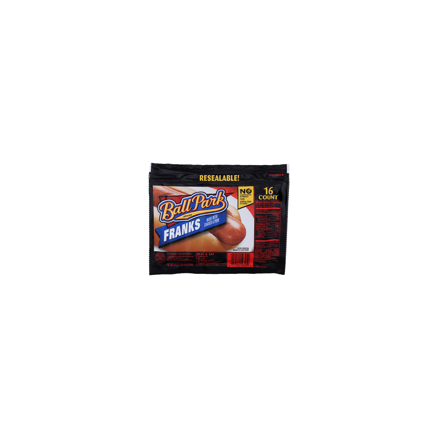 Ballpark Brand Franks - 1.875 Ounce - 16 Count Image 1 of 4
