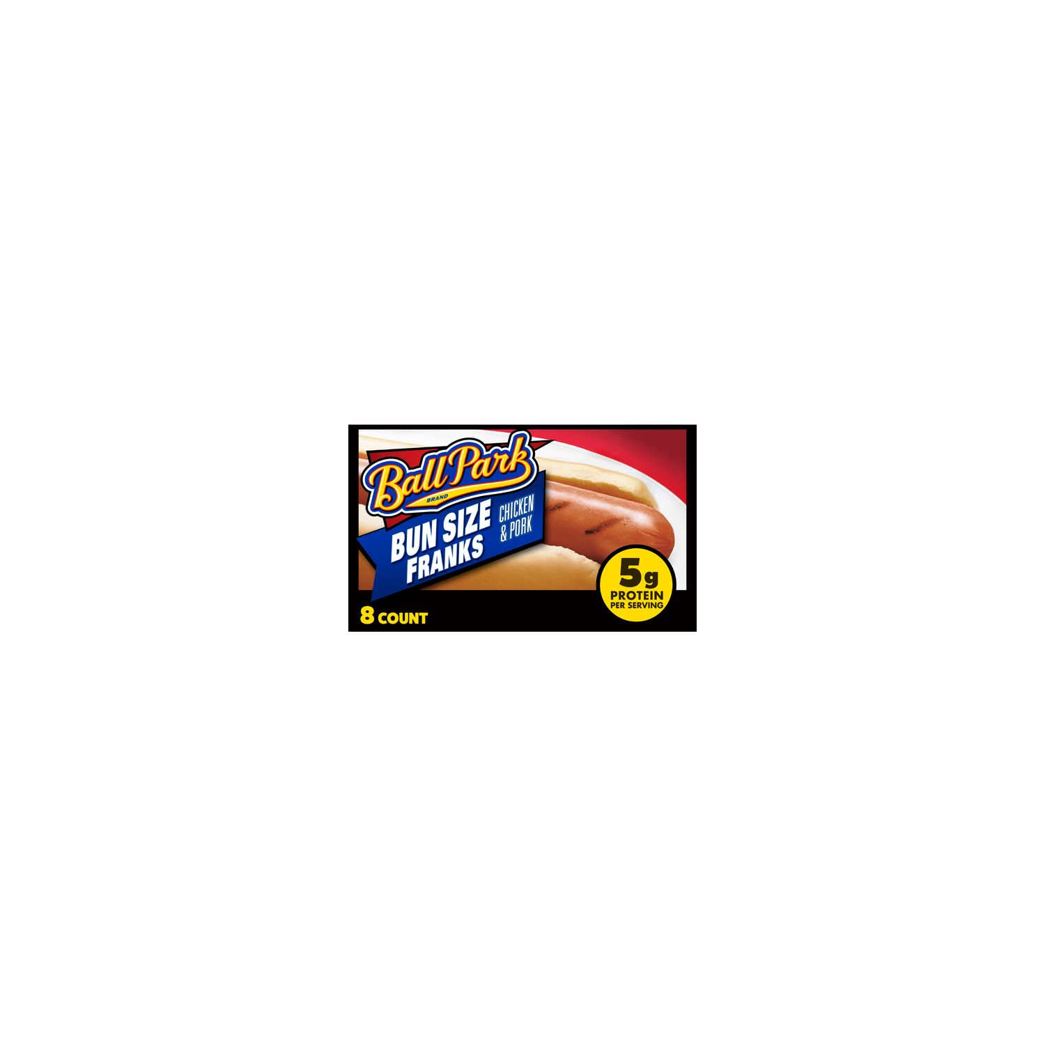 Ball Park Bun Length Hot Dogs, Classic - 1.875 Ounce - 8 Count Image 1 of 4