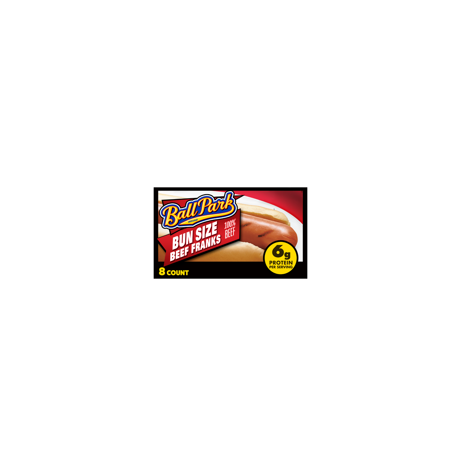 Ball Park Bun Length Hot Dogs, Beef - 1.875 Ounce - 8 Count Image 1 of 4