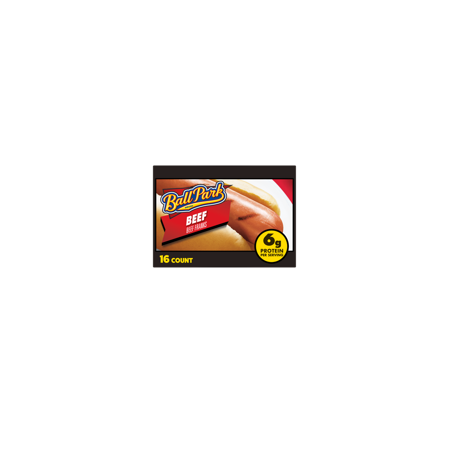 Ball Park Beef Hot Dogs - 1.875 Ounce - 16 Count Image 1 of 4