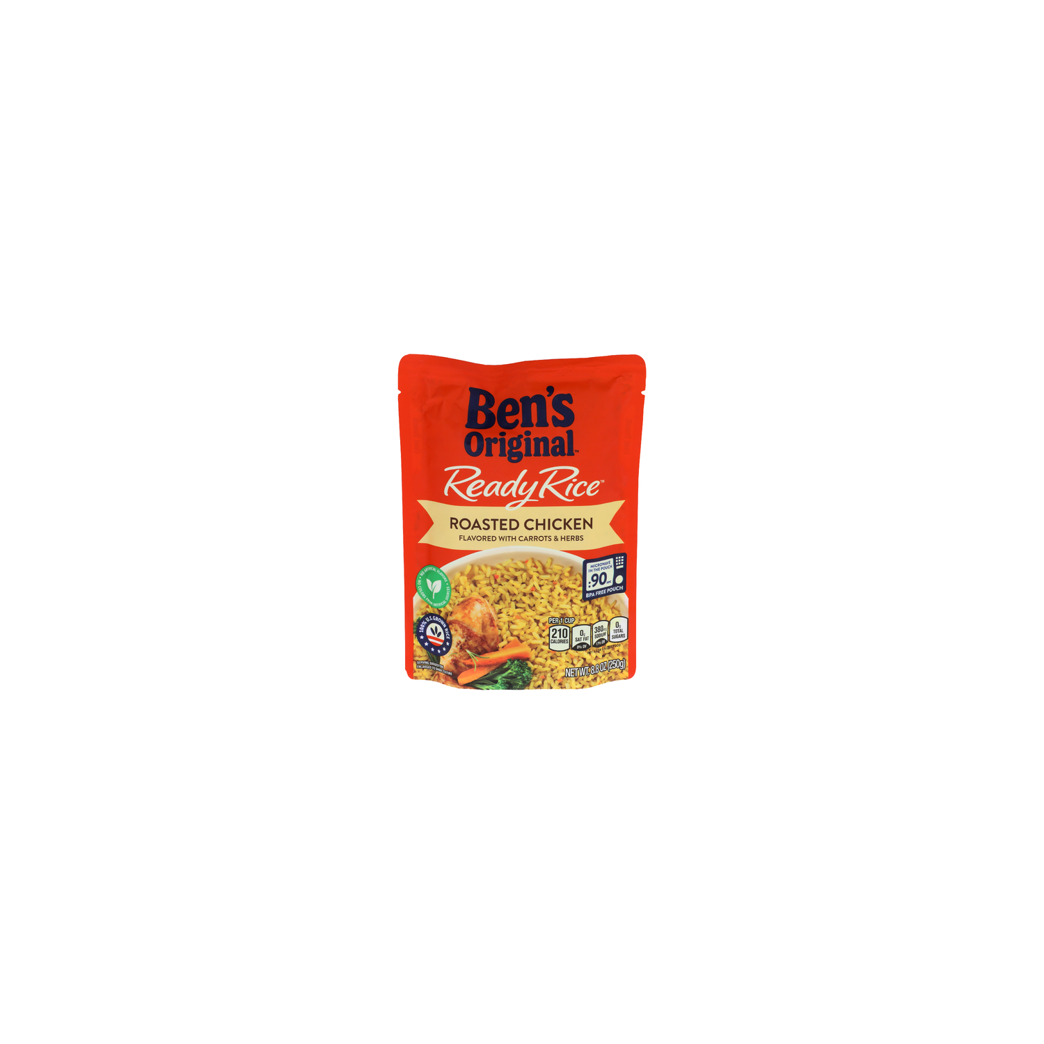 BEN's Original Roasted Chicken Flavored With Carrots & Herbs Ready Rice - 8.8 Ounce Image 1 of 4