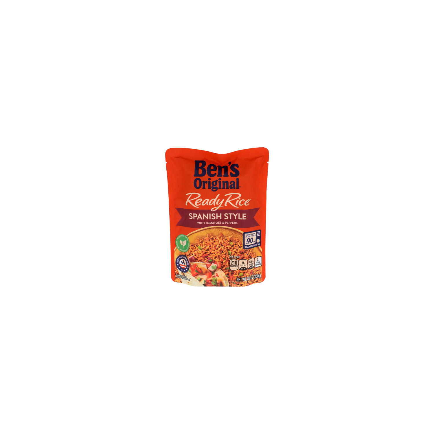 BEN's Original With Tomatoes & Peppers Spanish Style Ready Rice - 8.8 Ounce Image 1 of 4