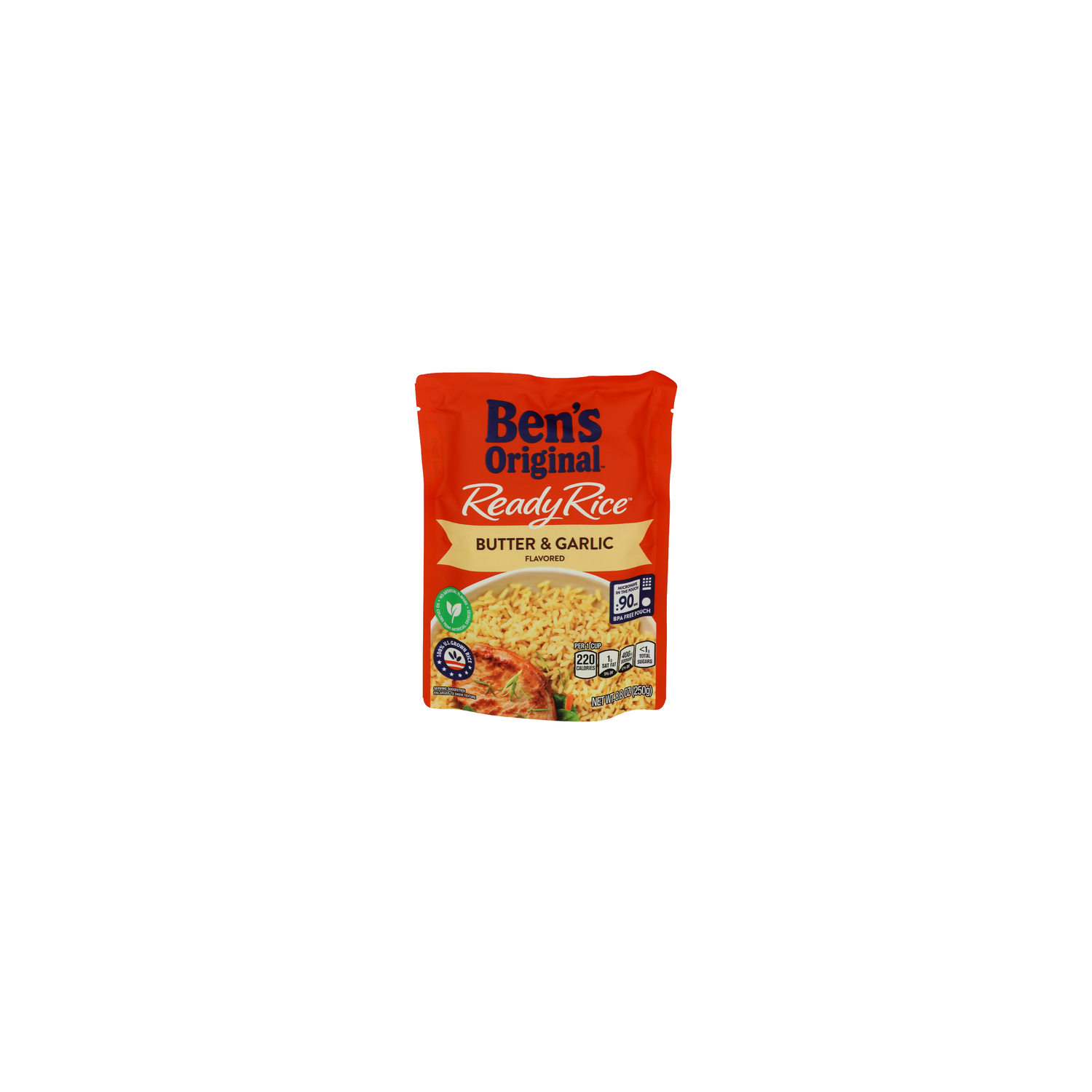 BEN's Original Butter & Garlic Ready Rice - 8.8 Ounce Image 1 of 4