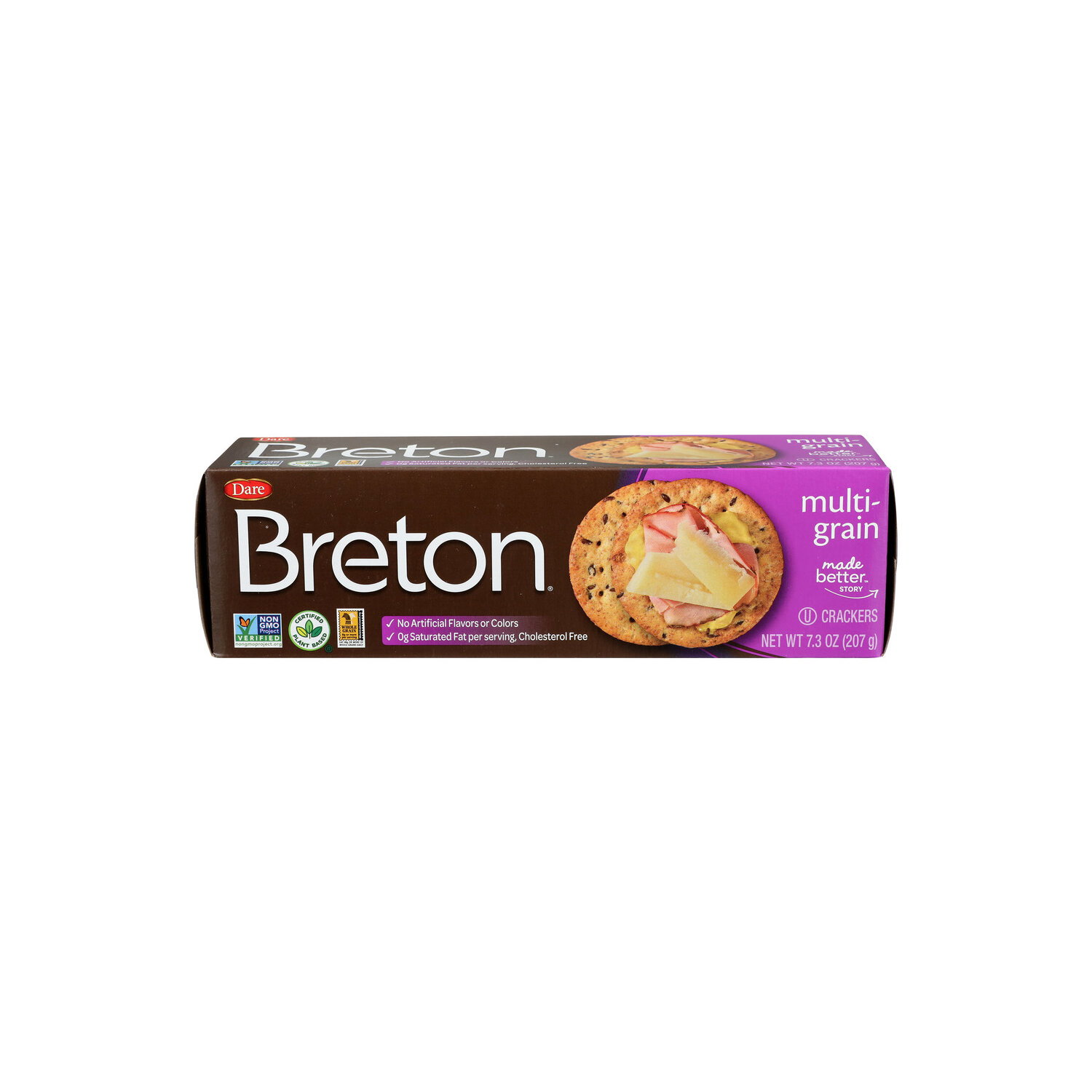 Breton Cracker Multigrain - 7.3 Ounce Image 1 of 4