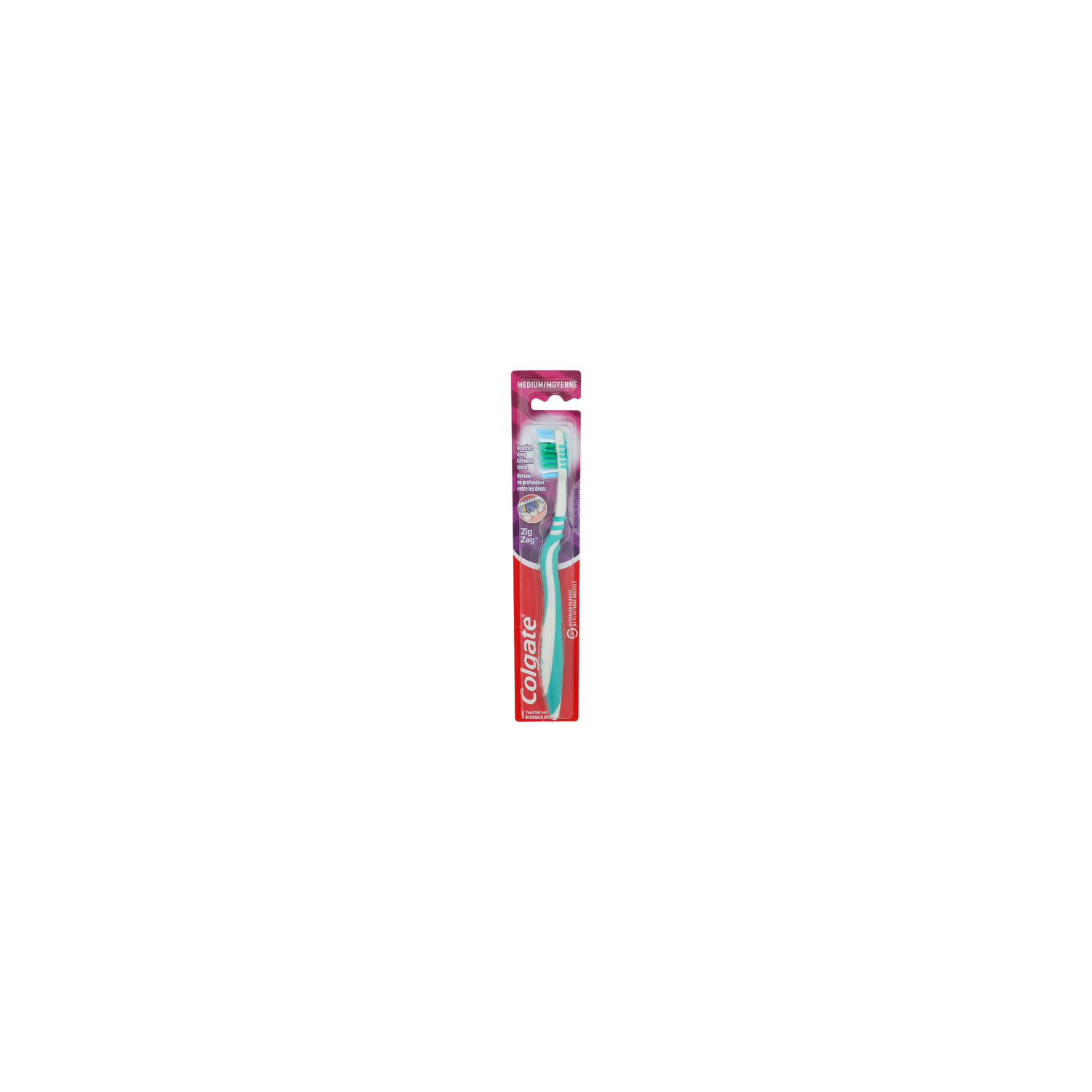 Colgate Medium Zig Zag Toothbrush - 1 Count Image 1 of 2