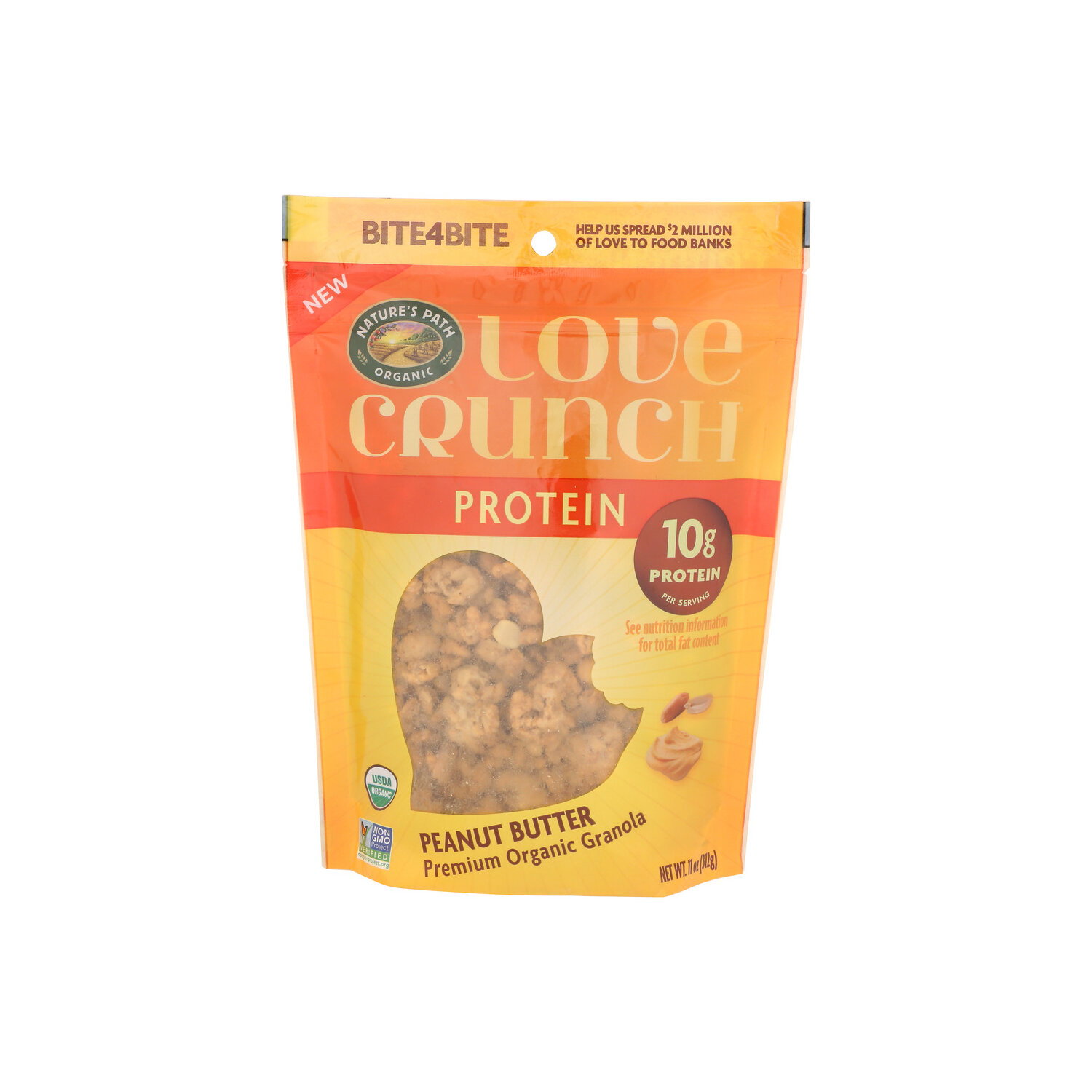 Love Crunch Organic Peanut Butter Protein Granola Pouch - 11 Ounce Image 1 of 4