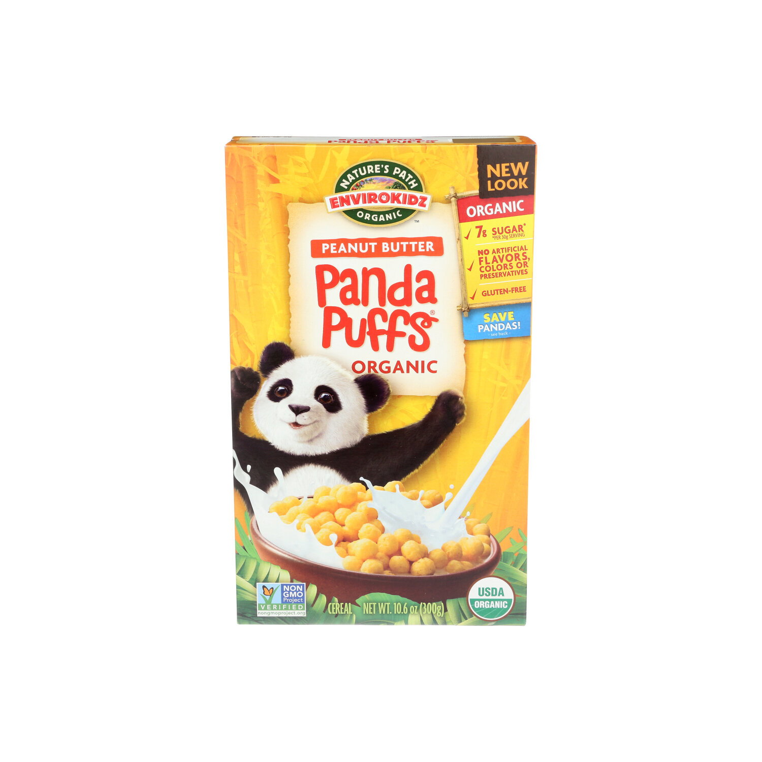 NATURE's Path Organic Peanut Butter Cold Cereal Envirokidz Panda