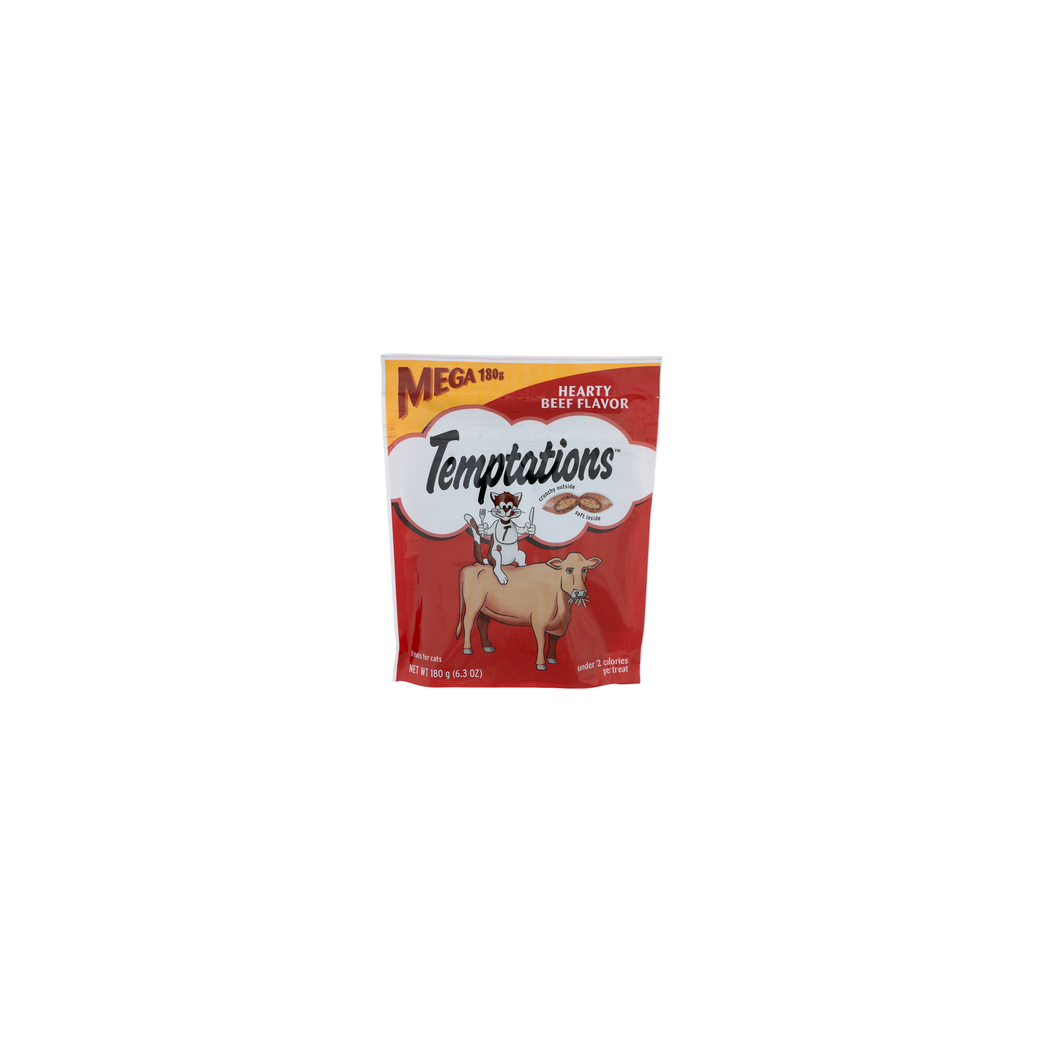 Temptations Hearty Beef Mega Treats For Cats - 6.3 Ounce Image 1 of 4