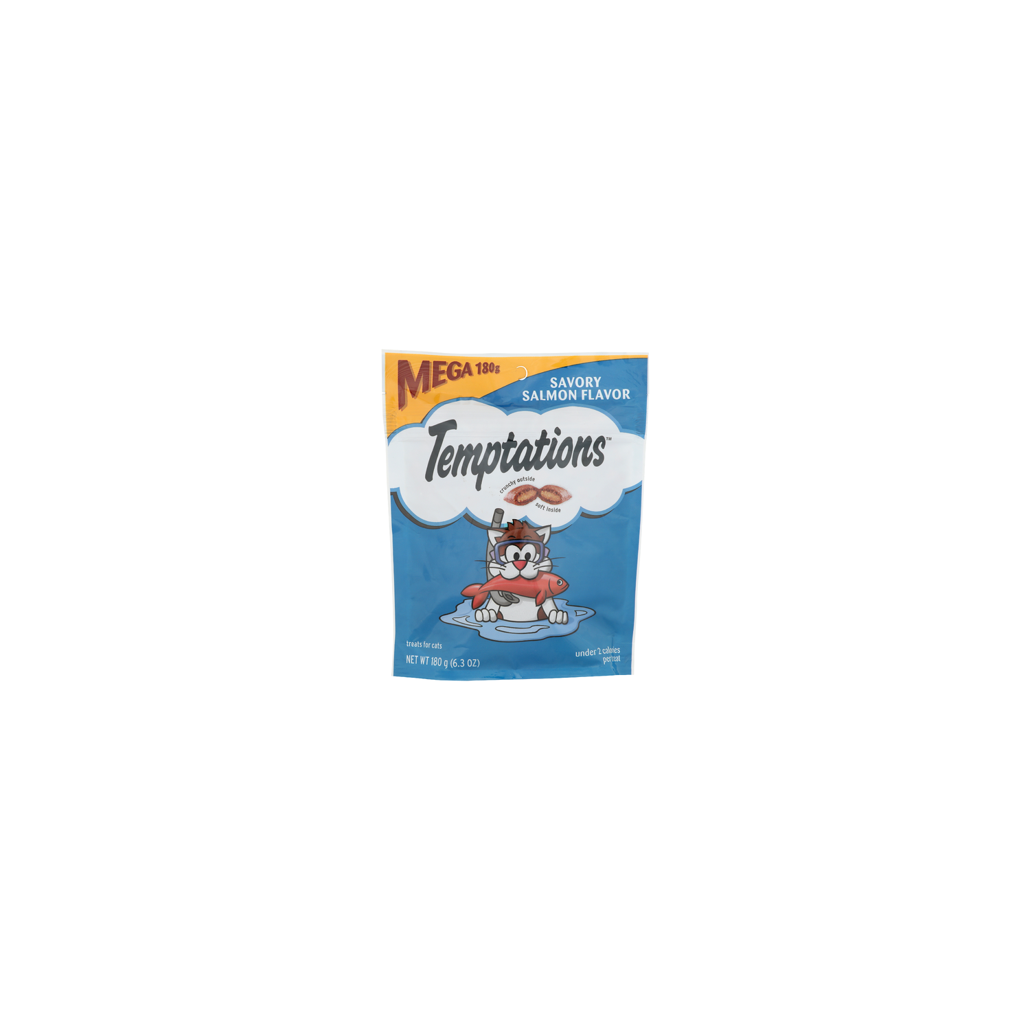 Temptations Savory Salmon Flavor Treats For Cats - 6.3 Ounce Image 1 of 4