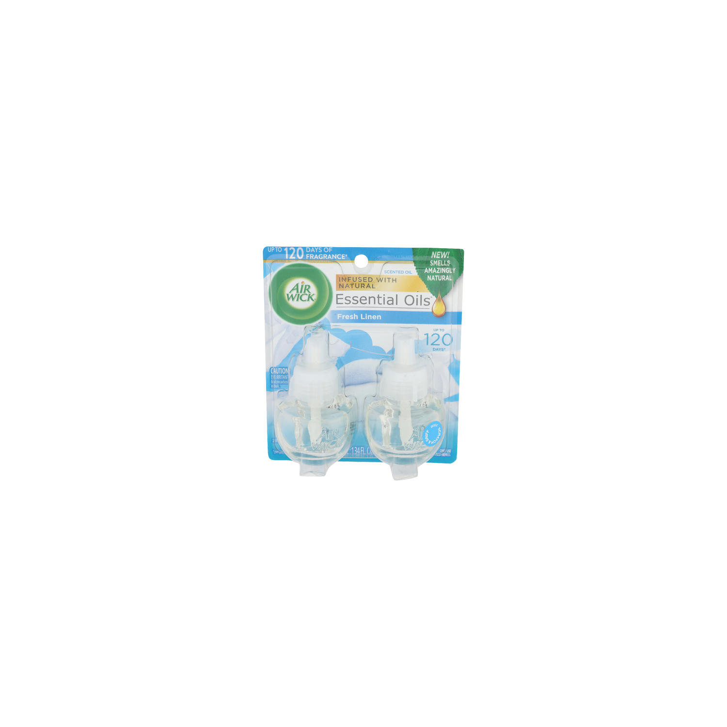 Air Wick Fresh Linen Scented Oil - 0.67 Fluid Ounce - 2 Count Image 1 of 3
