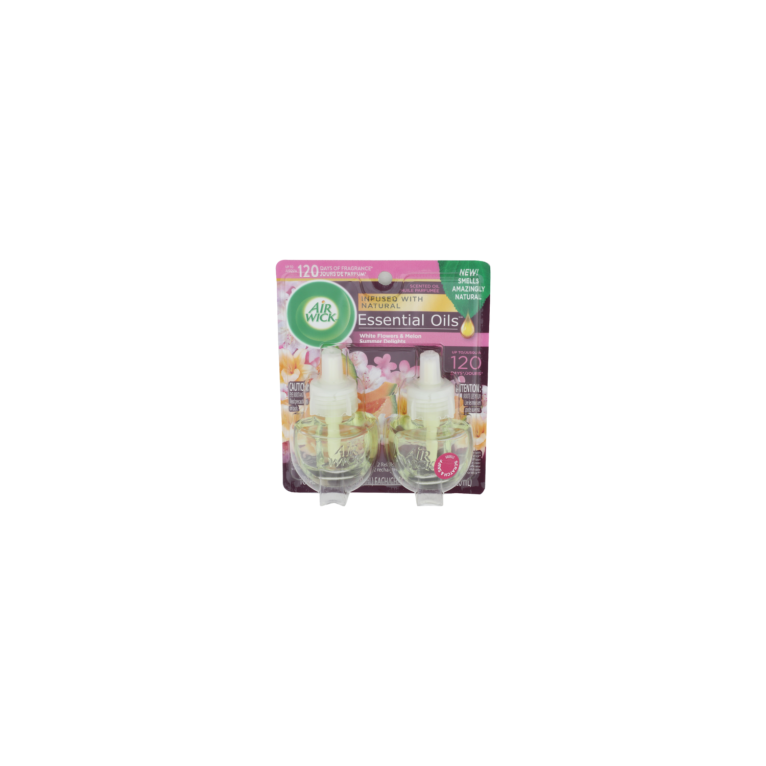 Air Wick White Flowers & Melon Essential Oils - 17 Fluid Ounce - 2 Count Image 1 of 3