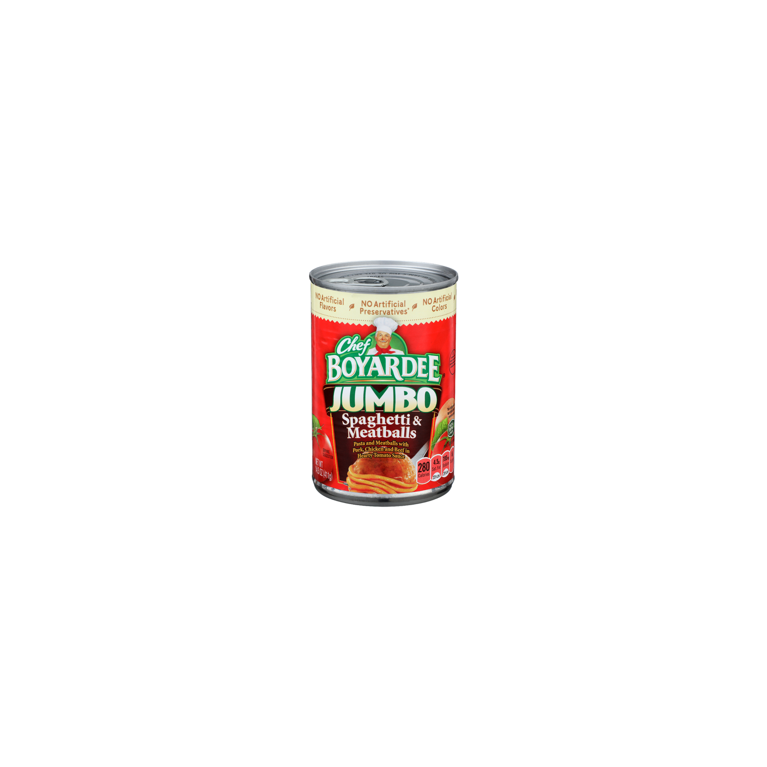 Chef Boyardee Jumbo Spaghetti & Meatballs - 14.5 Ounce Image 1 of 4