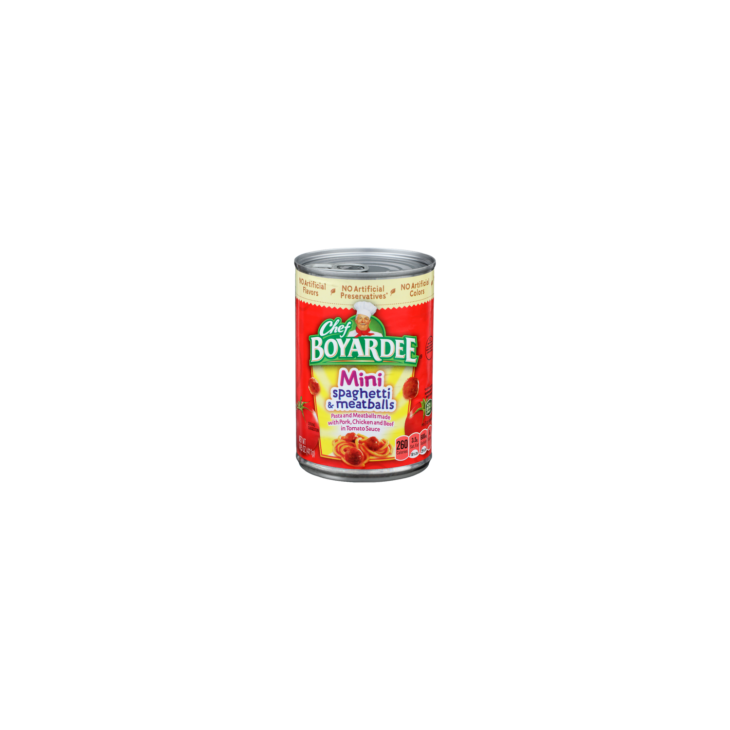 Chef Boyardee Mini Spaghetti & Meatballs - 14.5 Ounce Image 1 of 4