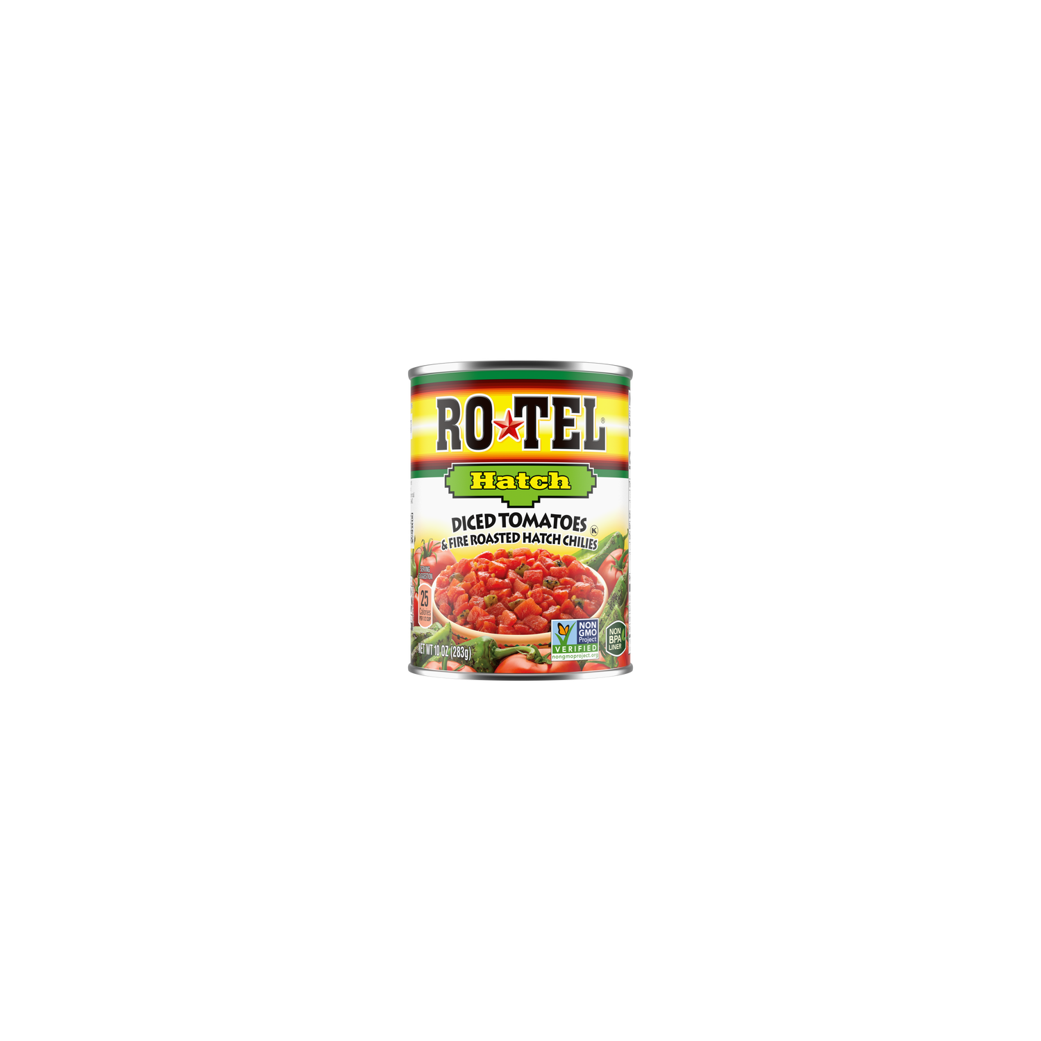 RO*TEL Diced Tomatoes & Fire Roasted Hatch Chilies - 10 Ounce Image 1 of 2