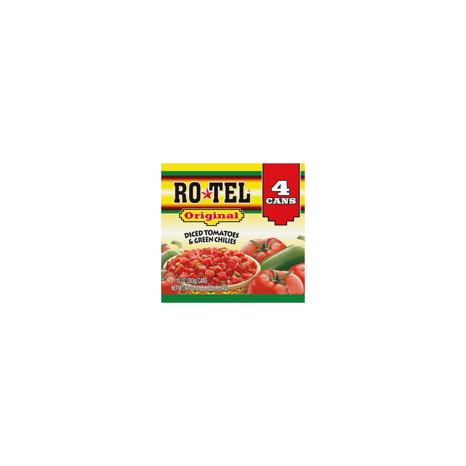 RO*TEL Original Diced Tomatoes And Green Chilies - 40 Ounce Image 1 of 2