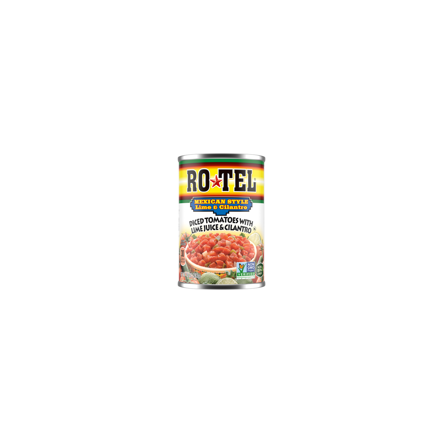 RO*TEL Mexican Style Lime And Cilantro Diced Tomatoes Green Chilies - 10 Ounce Image 1 of 2