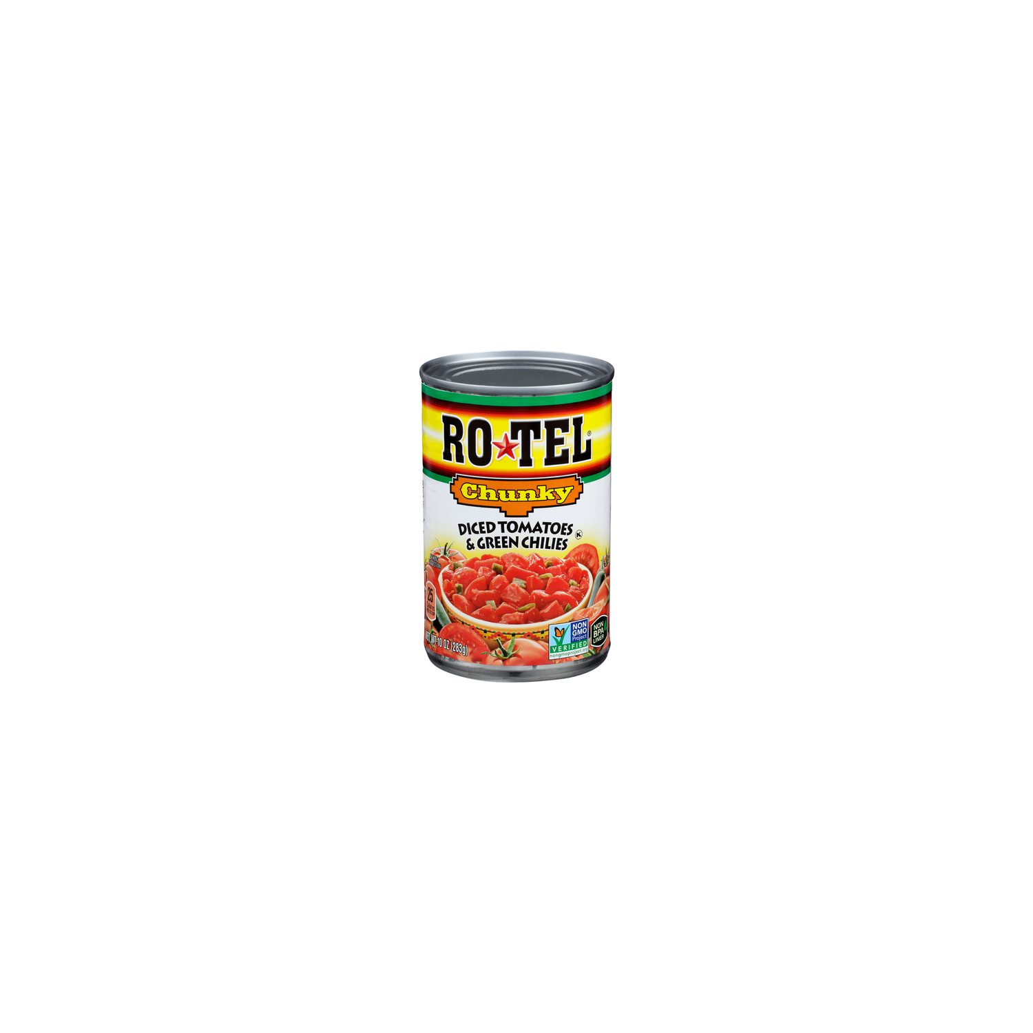 RO-TEL Chunky Diced Tomatoes & Green Chilies - 10 Ounce Image 1 of 4