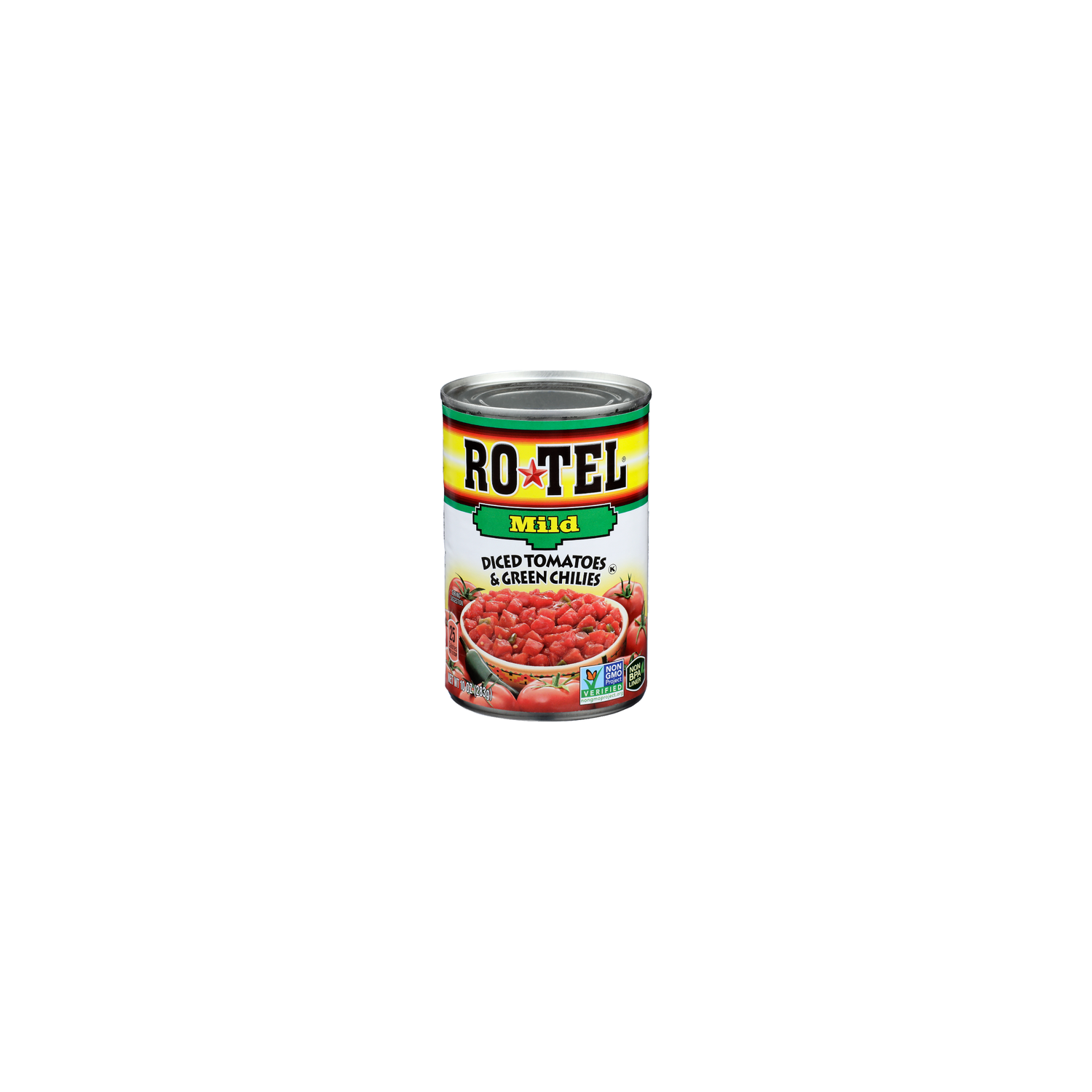 Ro-Tel Mild Diced Tomatoes & Green Chilies - 10 Ounce Image 1 of 4