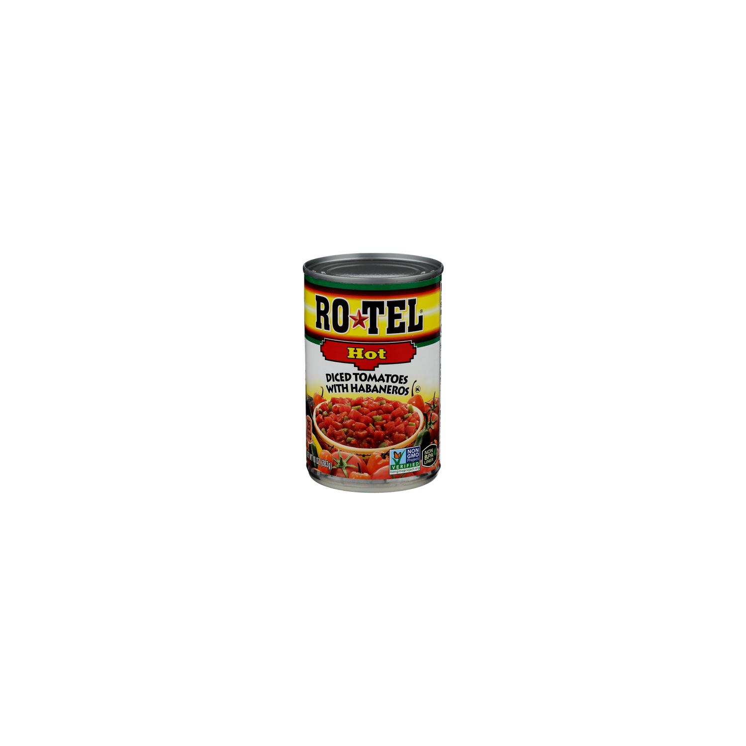 Ro-Tel Hot With Habaneros Diced Tomatoes - 10 Ounce Image 1 of 4